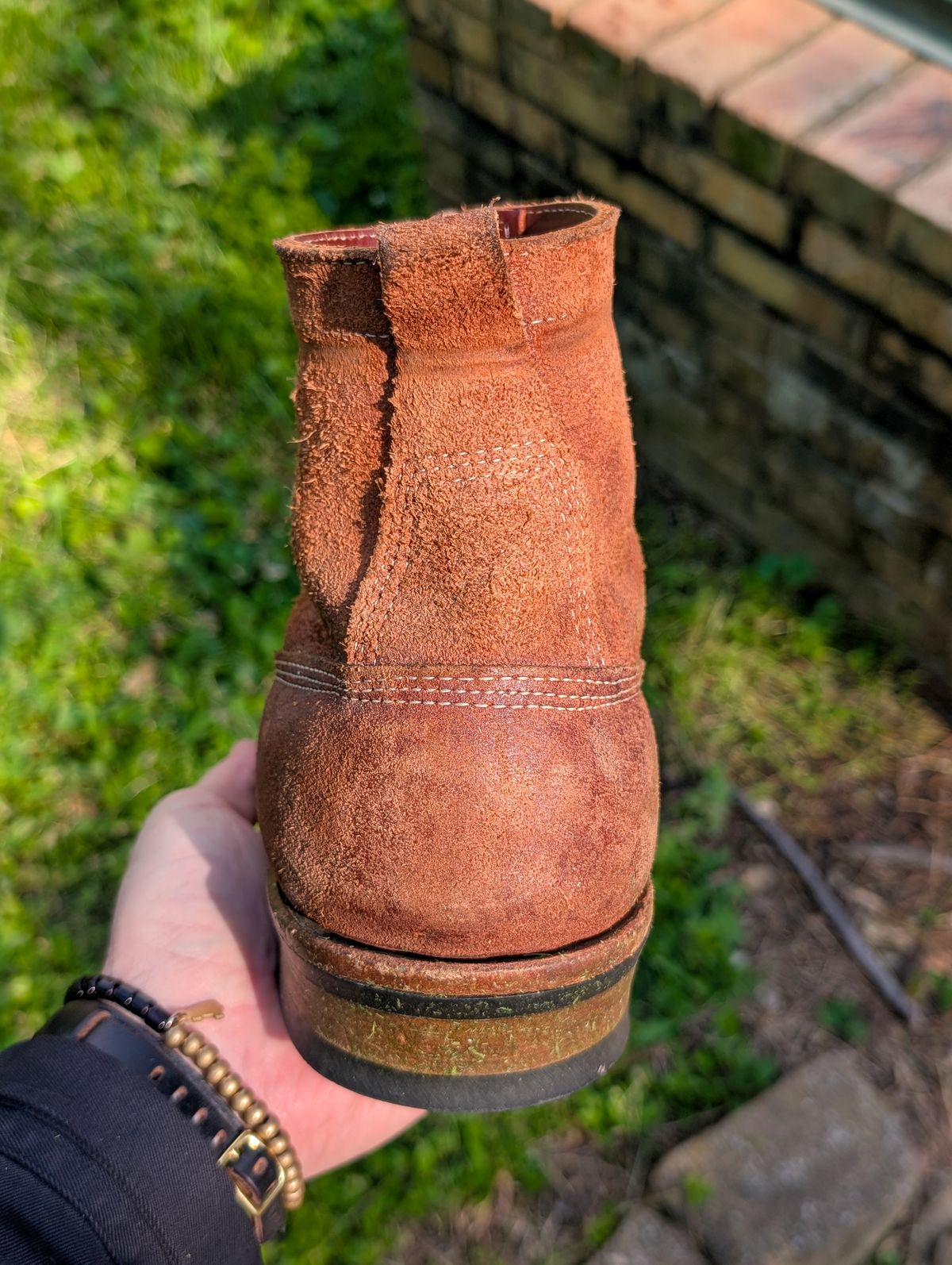Photo by demo on May 8, 2025 of the White's 350 Cruiser in Seidel Red Dog Oil Tan Roughout.