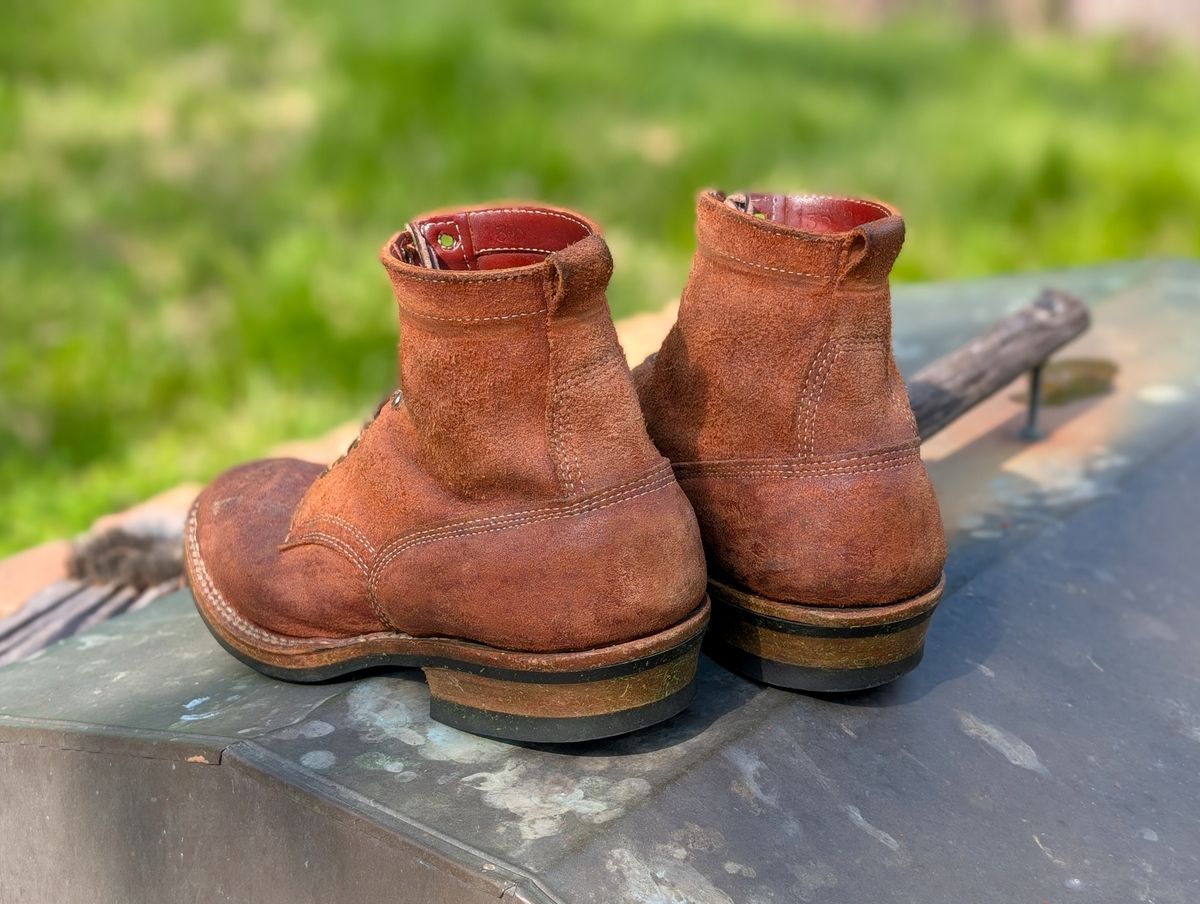 Photo by demo on May 8, 2025 of the White's 350 Cruiser in Seidel Red Dog Oil Tan Roughout.