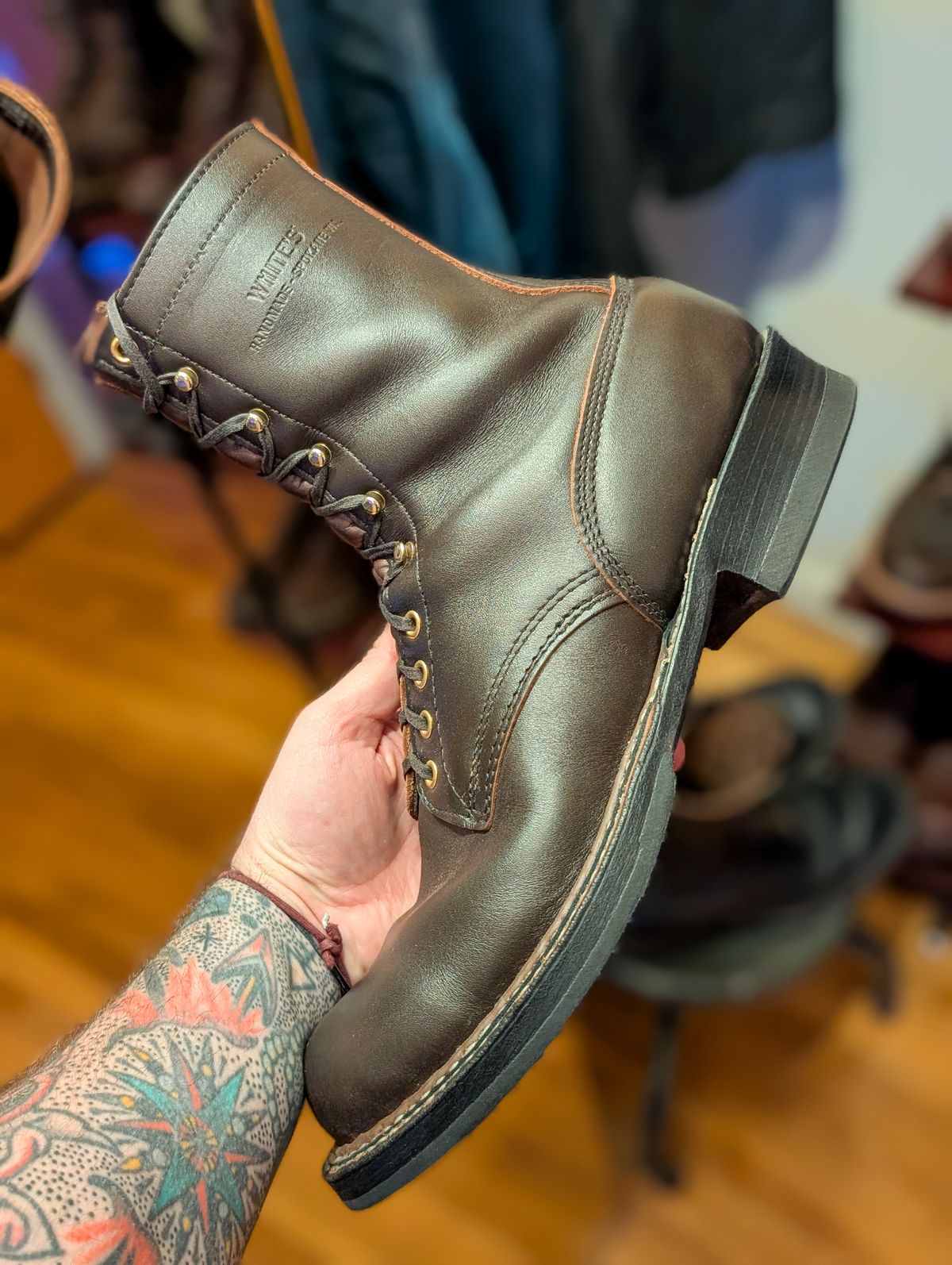Photo by demo on September 15, 2025 of the White's Bounty Hunter in Seidel Elk Tan.