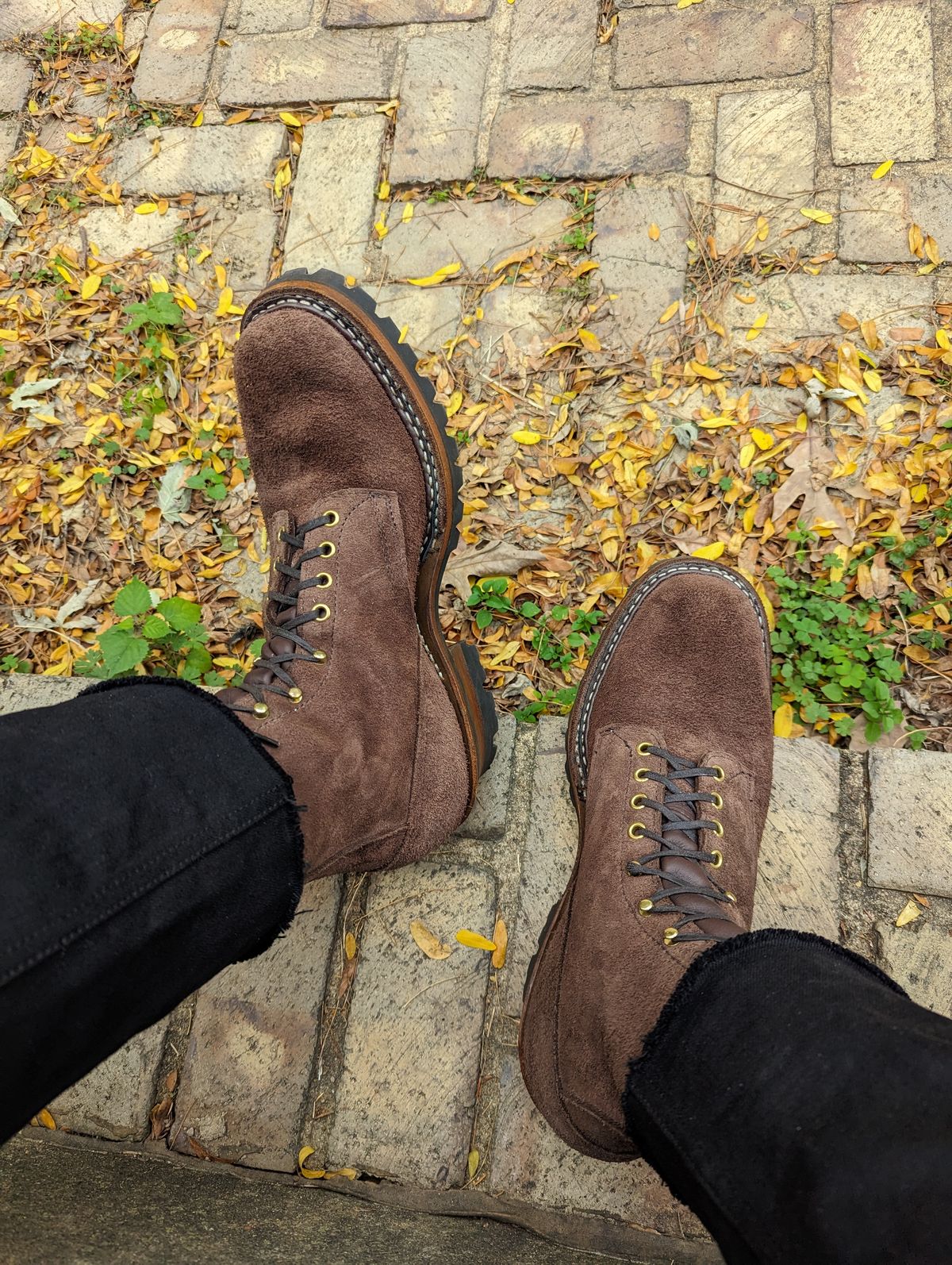 Photo by demo on October 24, 2023 of the White's Smokejumper in Seidel Brown Roughout.