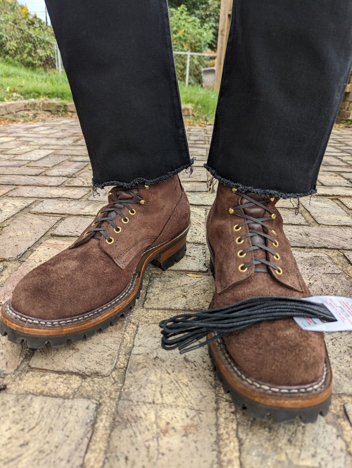 Photo by demo on October 26, 2023 of the White's Smokejumper in Seidel Brown Roughout.