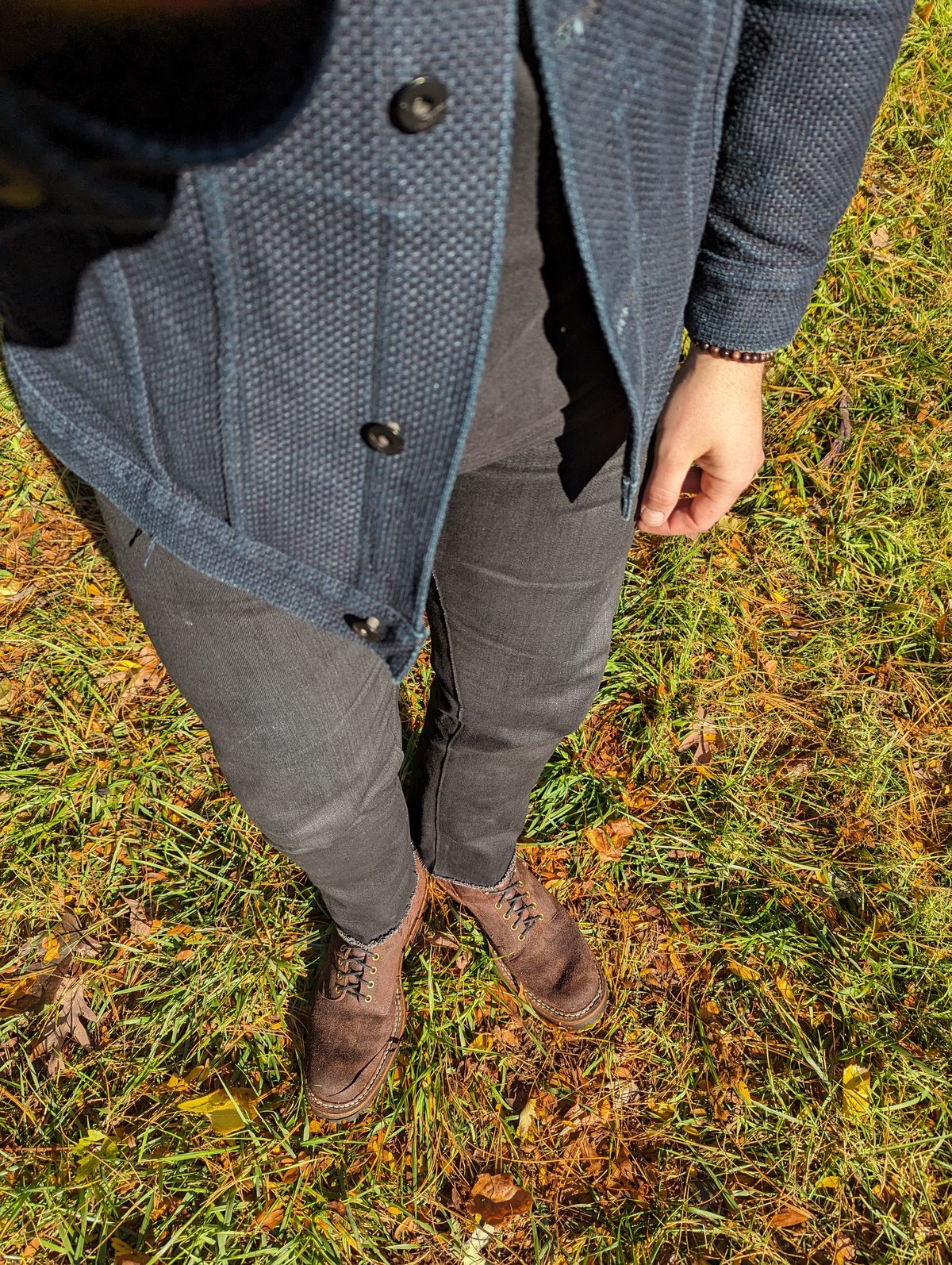 Photo by demo on October 30, 2023 of the White's Smokejumper in Seidel Brown Roughout.