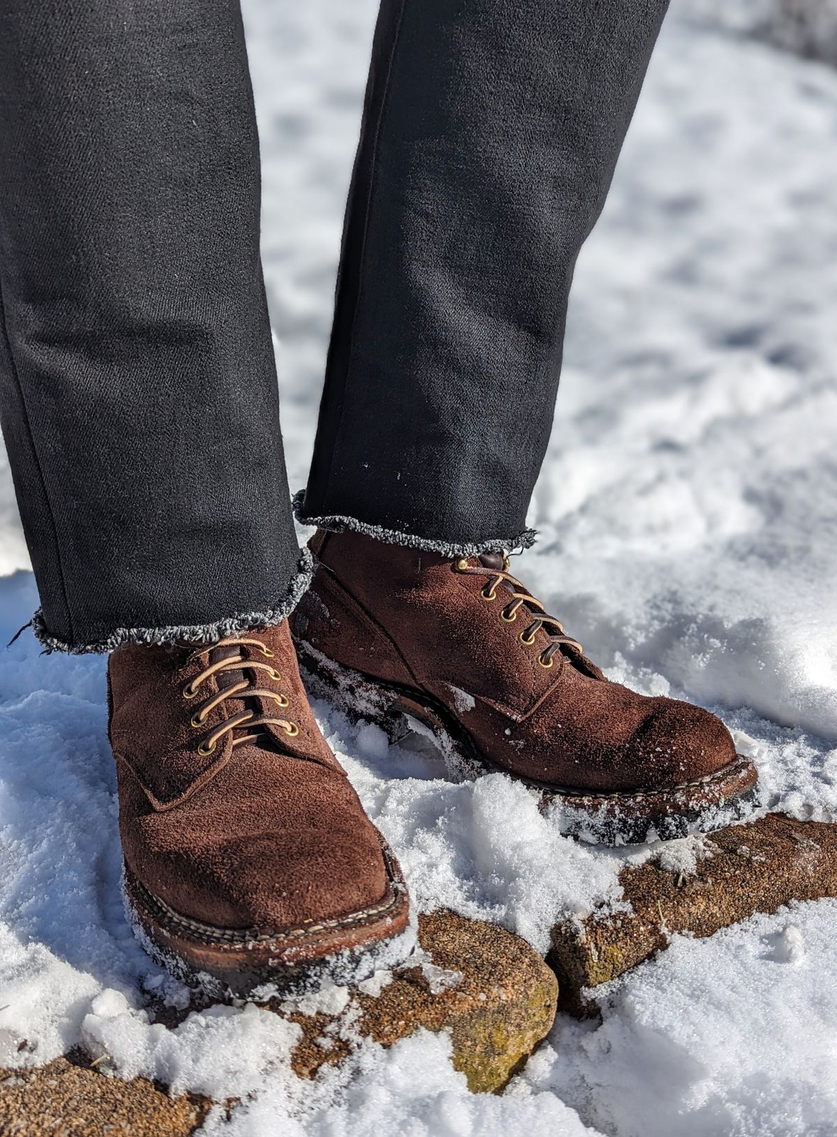 Photo by demo on February 17, 2024 of the White's Smokejumper in Seidel Brown Roughout.