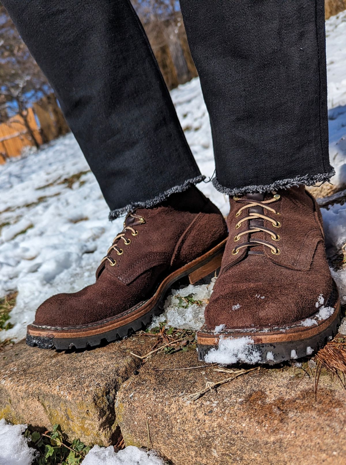 Photo by demo on February 17, 2024 of the White's Smokejumper in Seidel Brown Roughout.