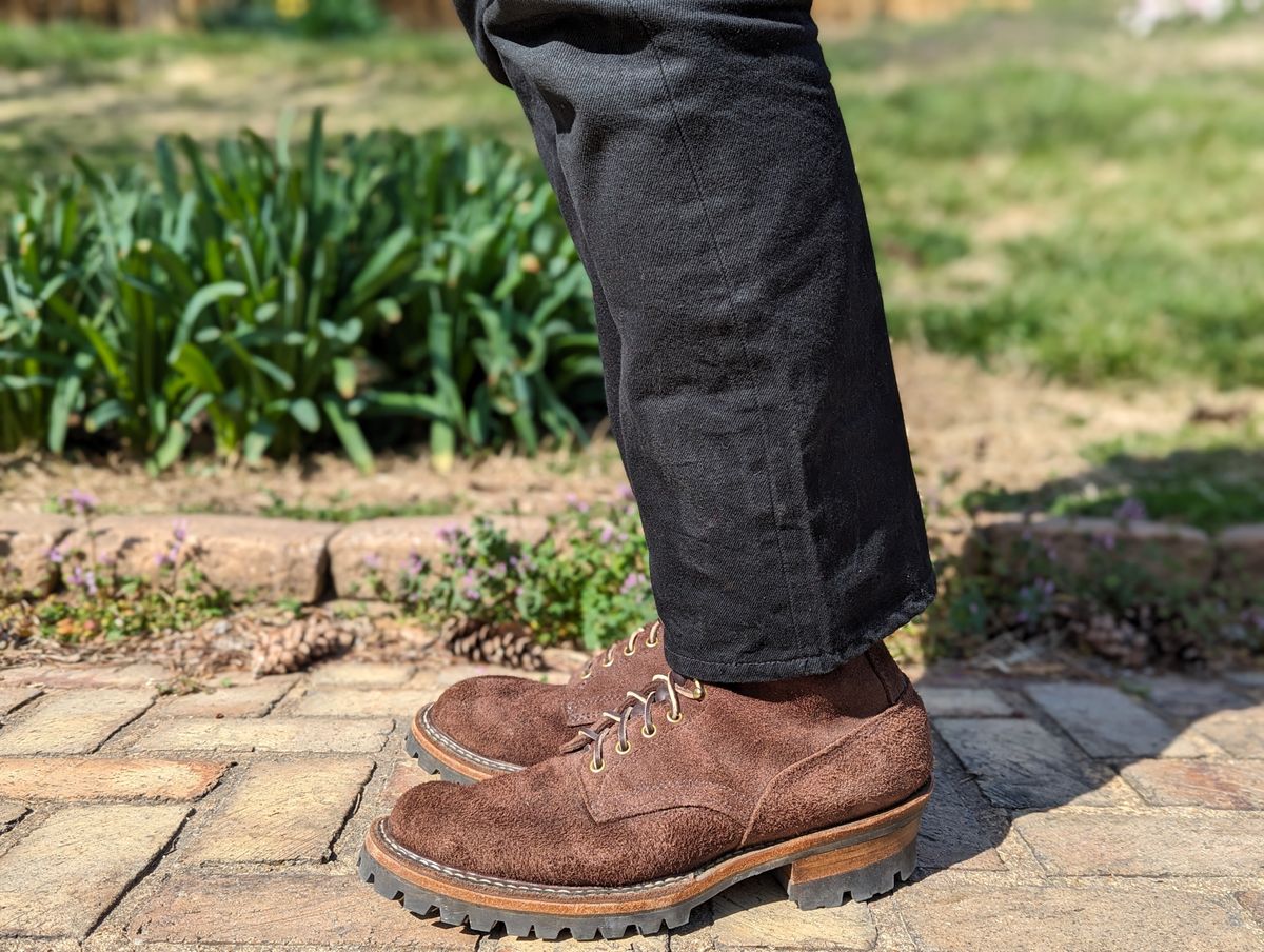 Photo by demo on March 13, 2024 of the White's Smokejumper in Seidel Brown Roughout.