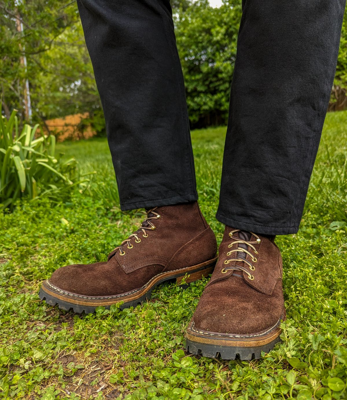 Photo by demo on April 27, 2024 of the White's Smokejumper in Seidel Brown Roughout.