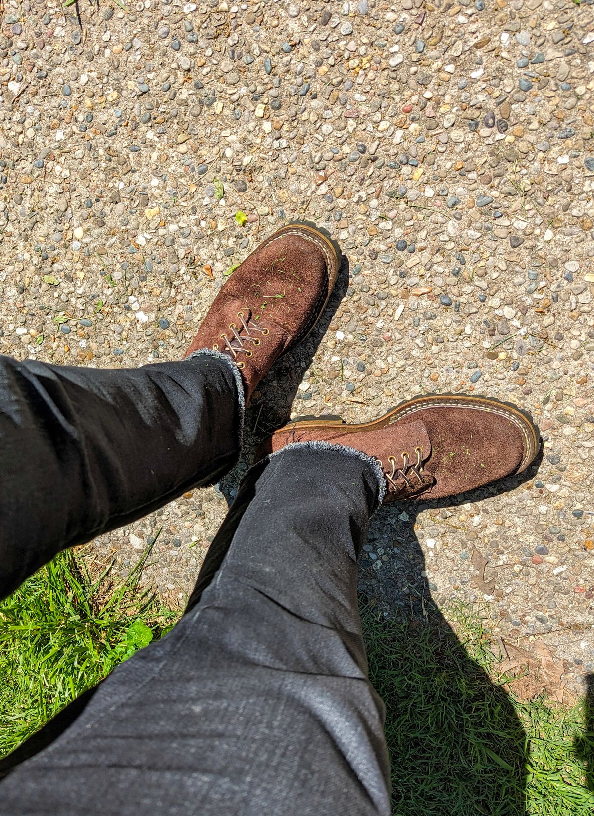 Photo by demo on May 11, 2024 of the White's Smokejumper in Seidel Brown Roughout.