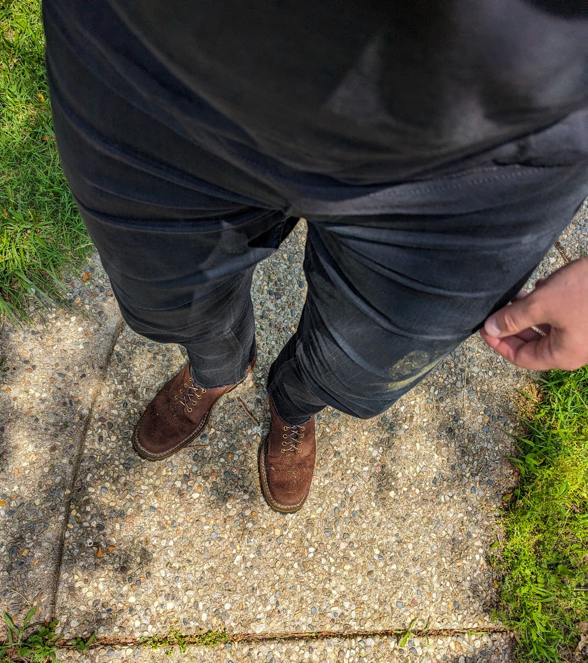 Photo by demo on May 18, 2024 of the White's Smokejumper in Seidel Brown Roughout.