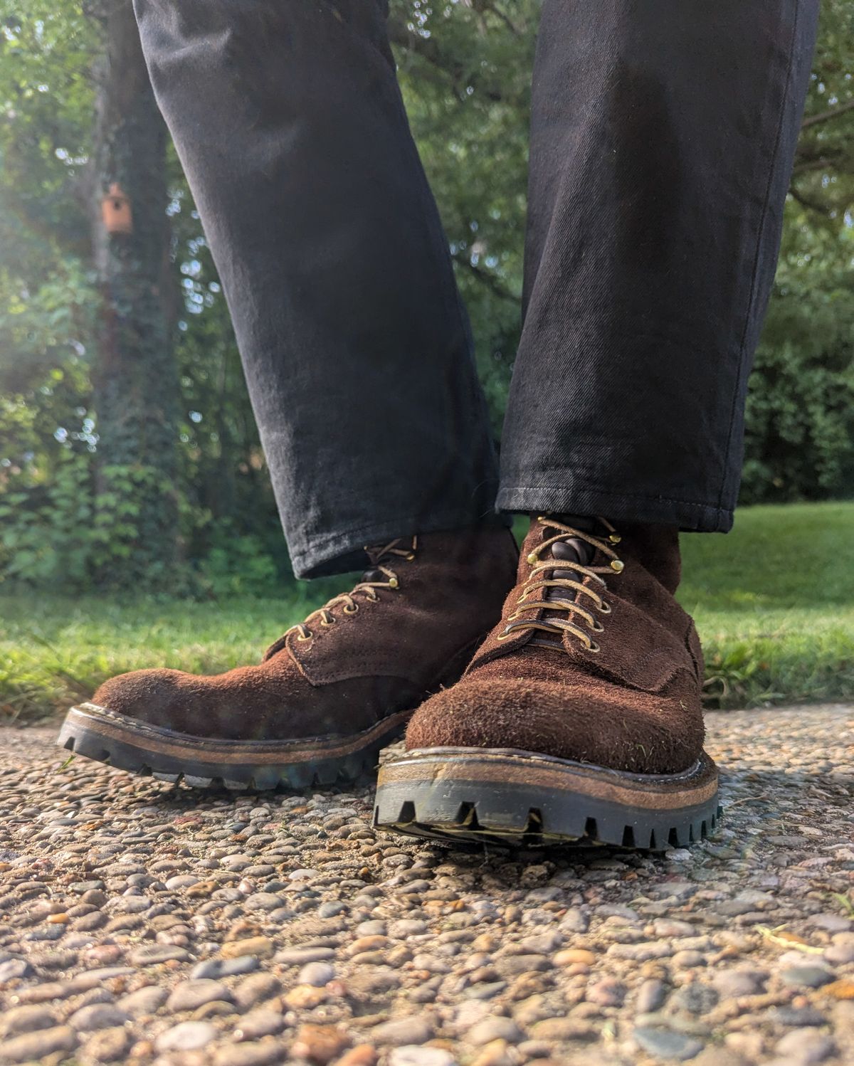 Photo by demo on July 12, 2024 of the White's Smokejumper in Seidel Brown Roughout.