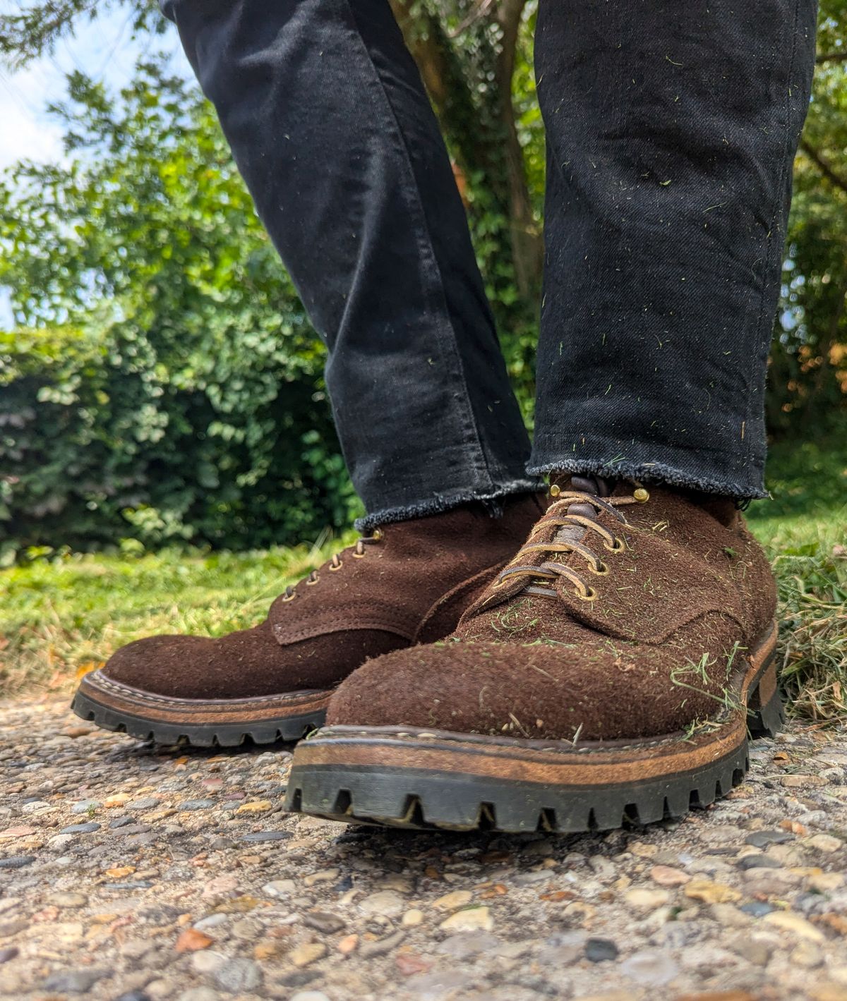 Photo by demo on August 11, 2024 of the White's Smokejumper in Seidel Brown Roughout.