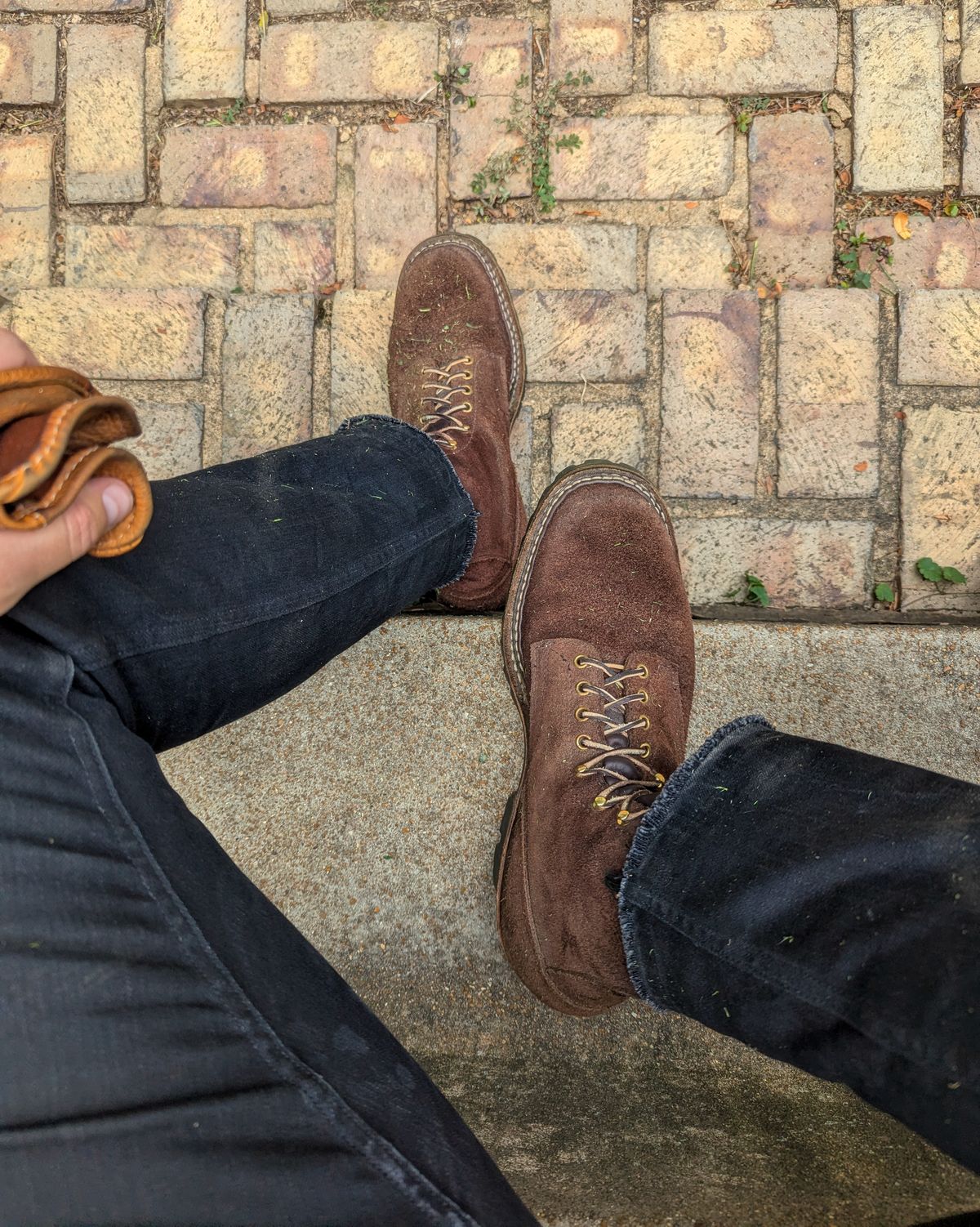 Photo by demo on August 11, 2024 of the White's Smokejumper in Seidel Brown Roughout.