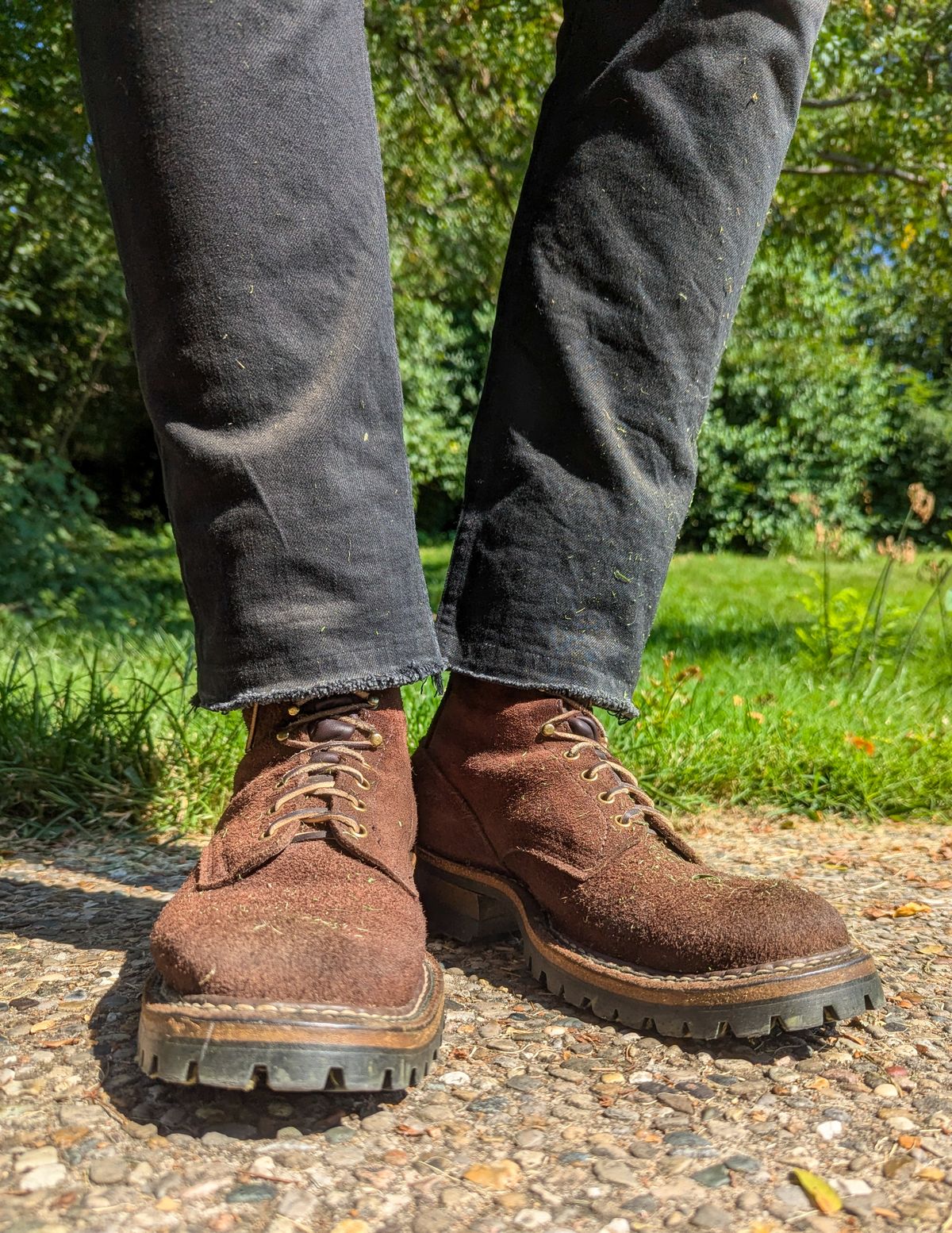 Photo by demo on August 11, 2024 of the White's Smokejumper in Seidel Brown Roughout.