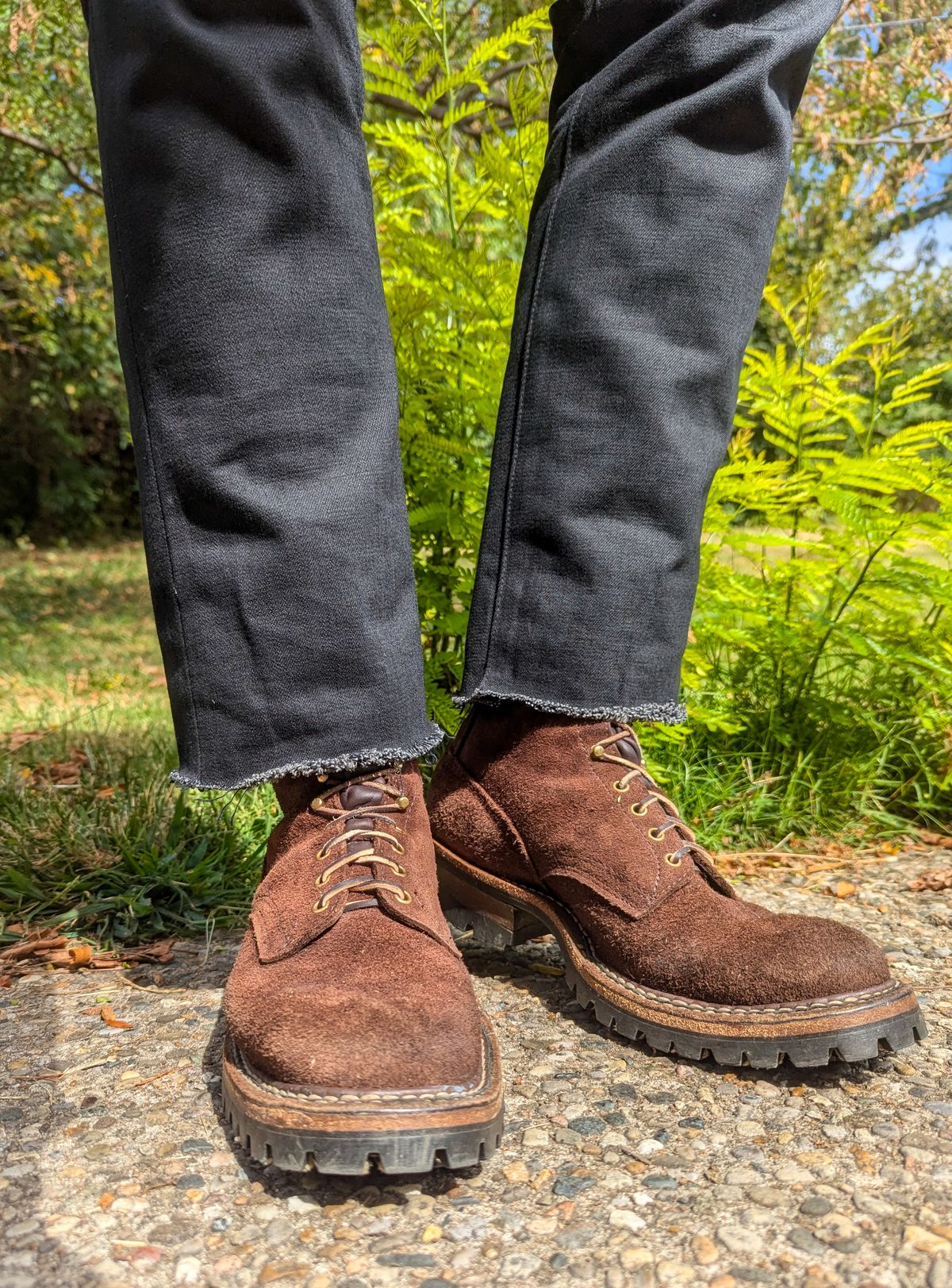 Photo by demo on September 16, 2024 of the White's Smokejumper in Seidel Brown Roughout.