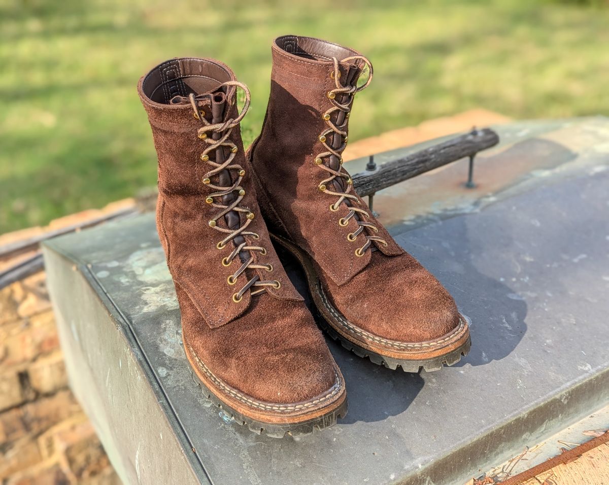 Photo by demo on September 18, 2024 of the White's Smokejumper in Seidel Brown Roughout.