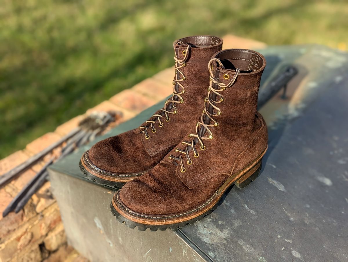 Photo by demo on September 18, 2024 of the White's Smokejumper in Seidel Brown Roughout.