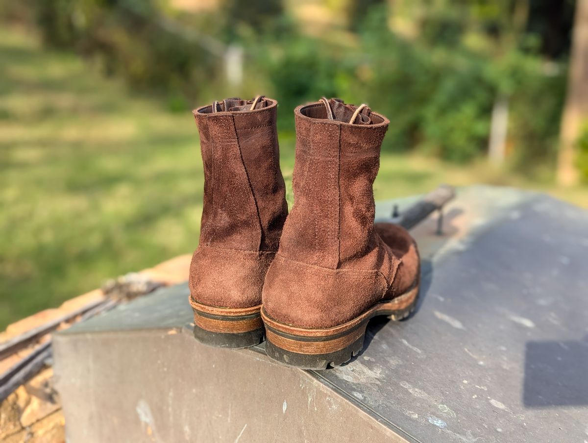 Photo by demo on September 18, 2024 of the White's Smokejumper in Seidel Brown Roughout.