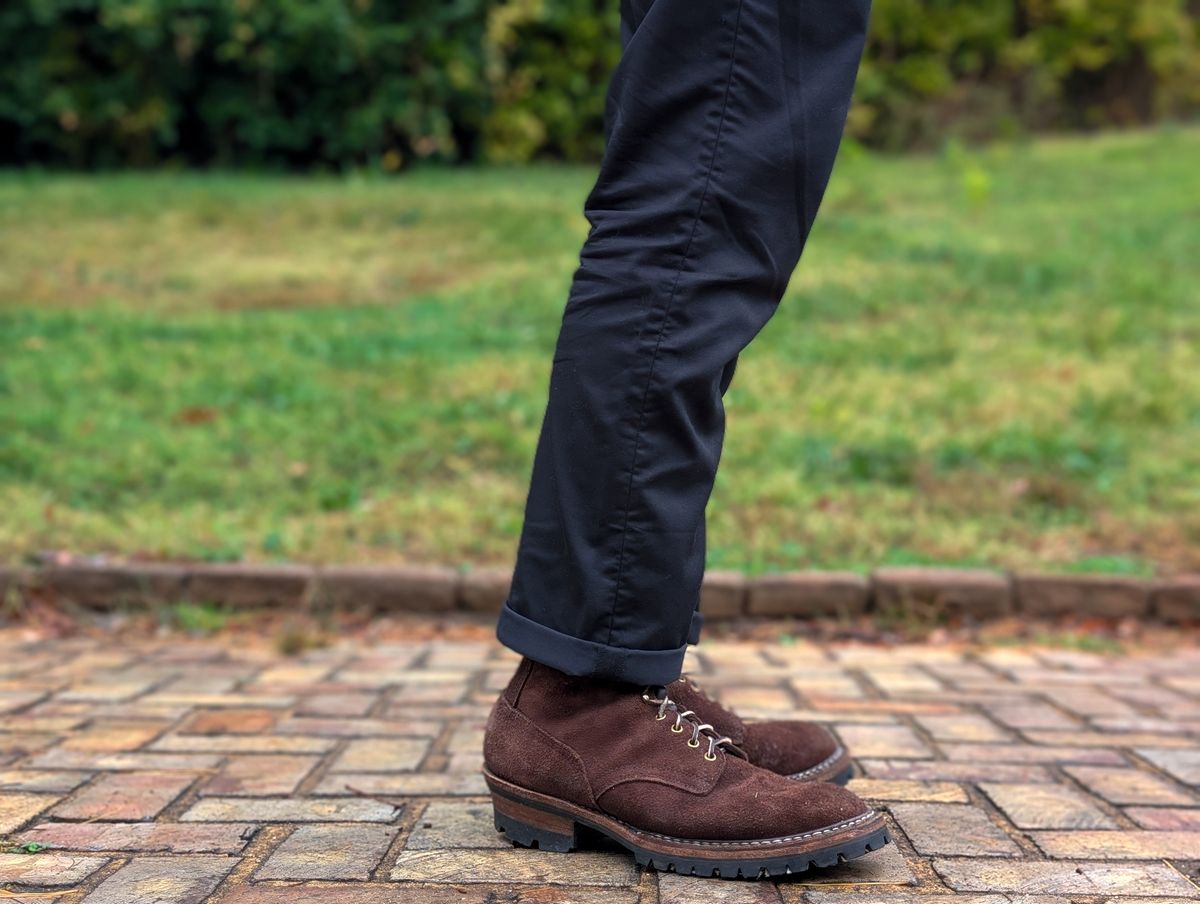 Photo by demo on November 4, 2024 of the White's Smokejumper in Seidel Brown Roughout.