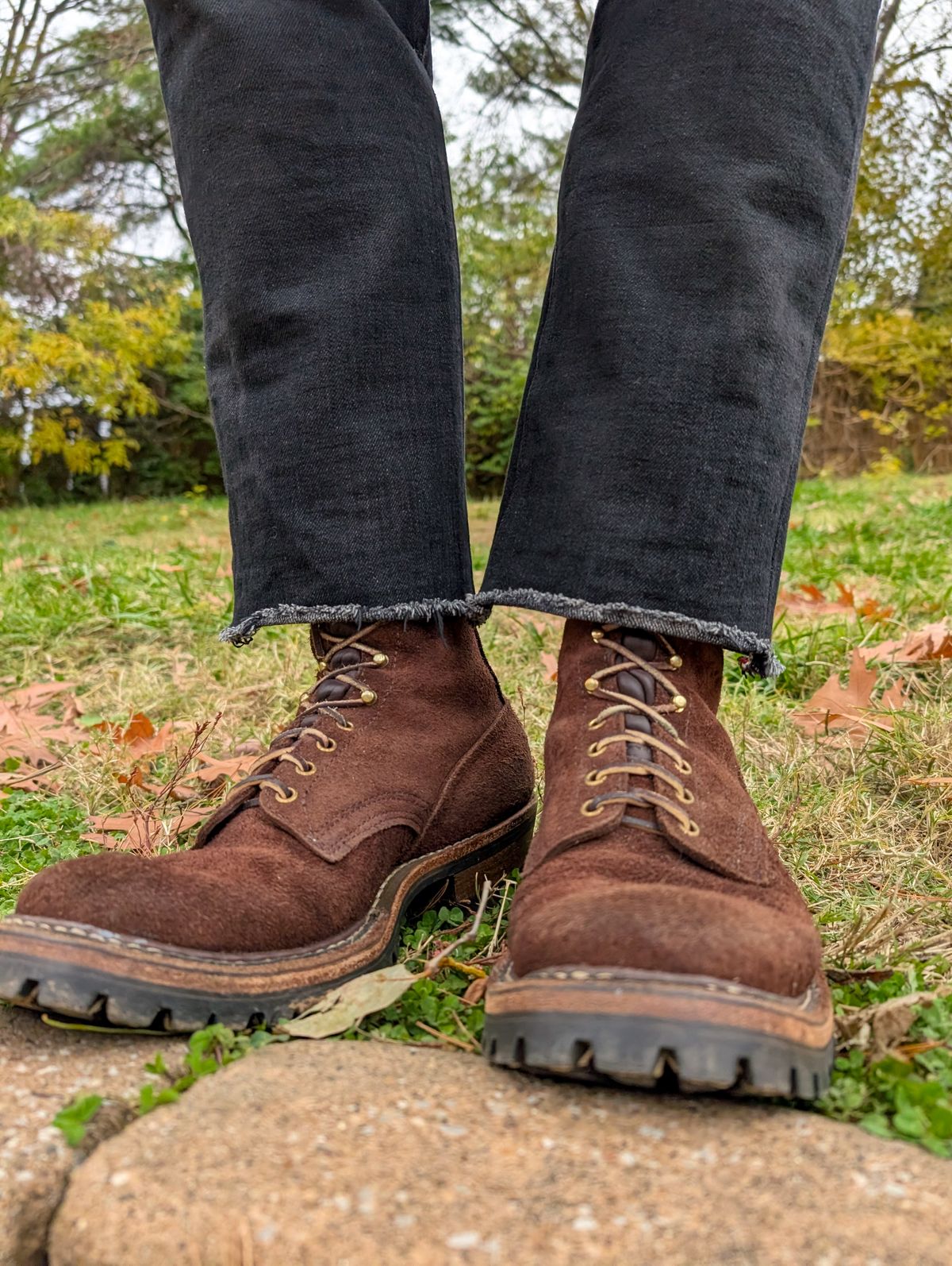 Photo by demo on November 22, 2024 of the White's Smokejumper in Seidel Brown Roughout.
