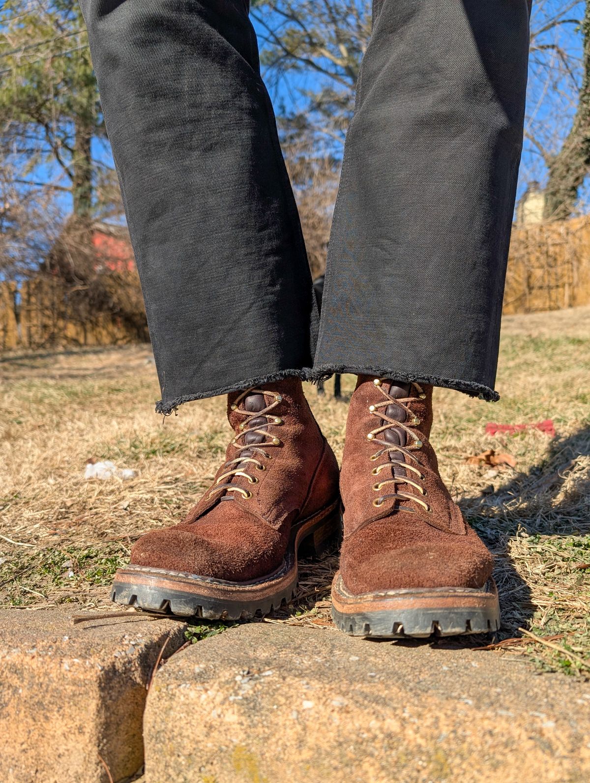 Photo by demo on January 21, 2025 of the White's Smokejumper in Seidel Brown Roughout.