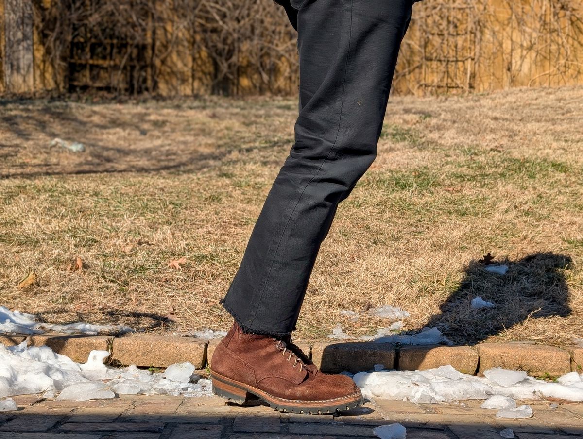 Photo by demo on January 21, 2025 of the White's Smokejumper in Seidel Brown Roughout.