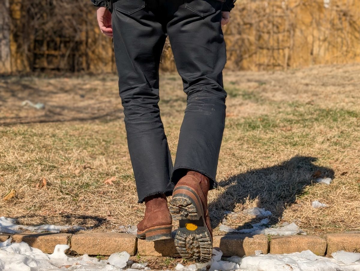 Photo by demo on January 21, 2025 of the White's Smokejumper in Seidel Brown Roughout.