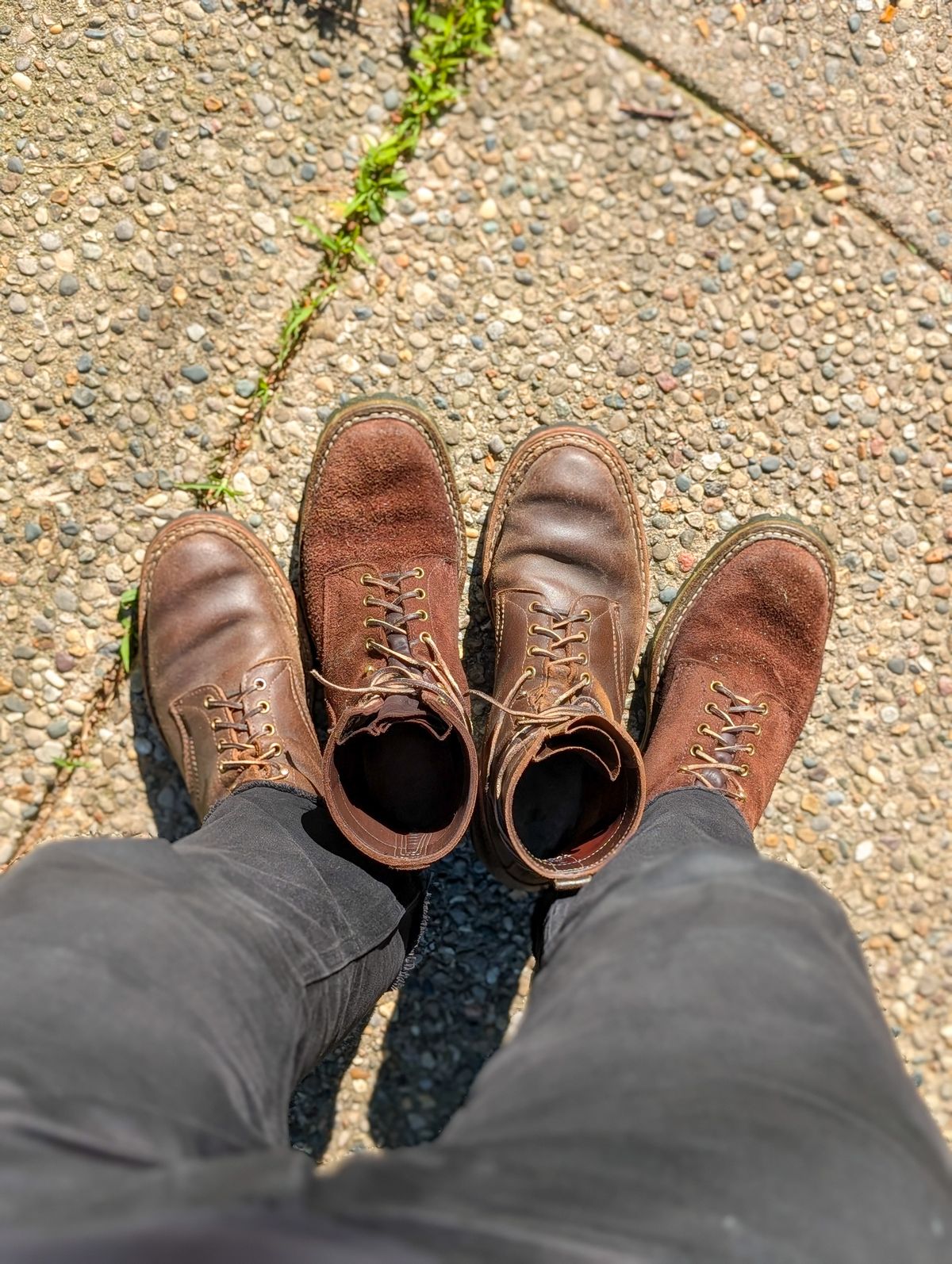 Photo by demo on May 21, 2025 of the White's Smokejumper in Seidel Brown Roughout.