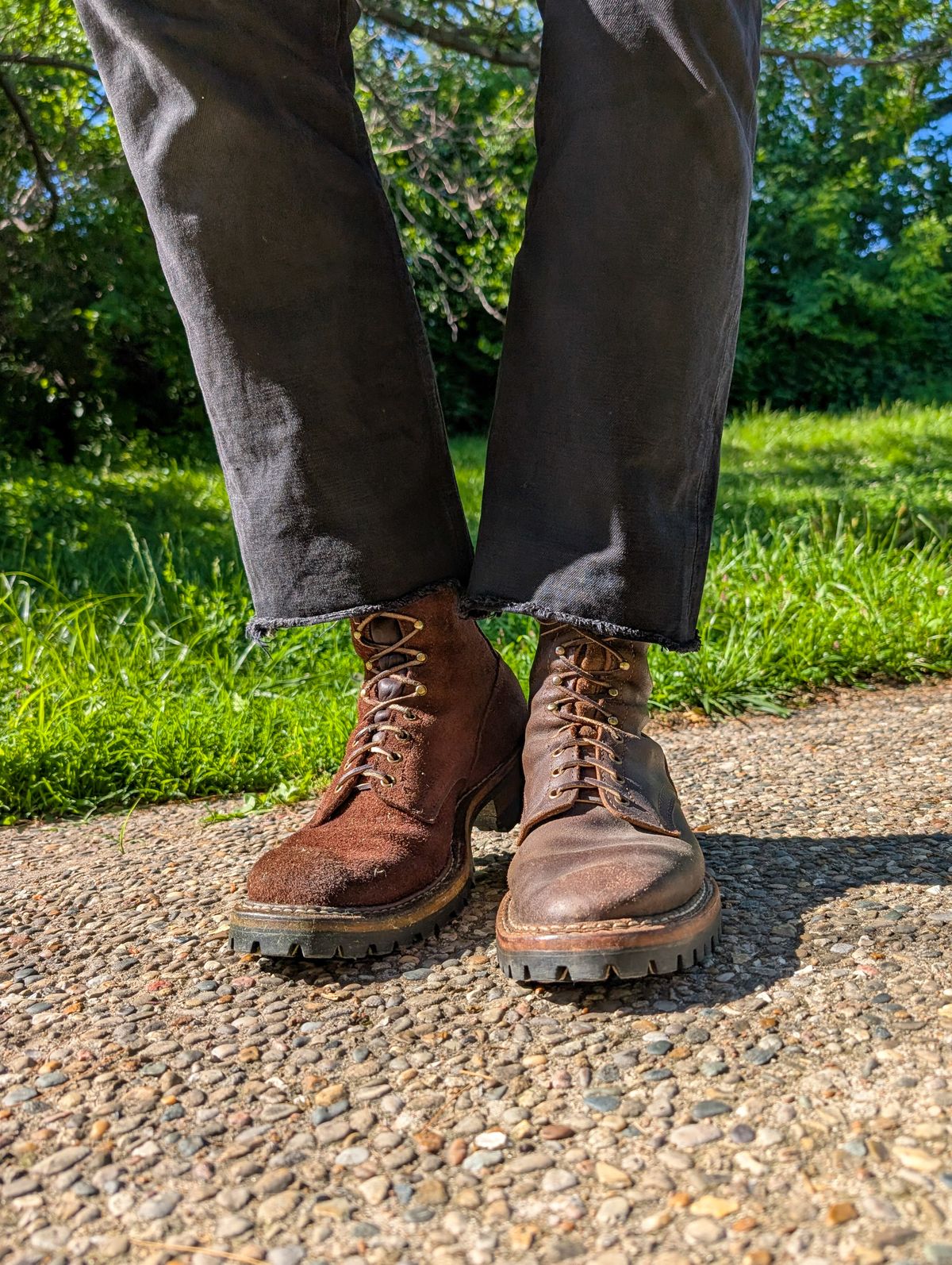Photo by demo on May 21, 2025 of the White's Smokejumper in Seidel Brown Roughout.