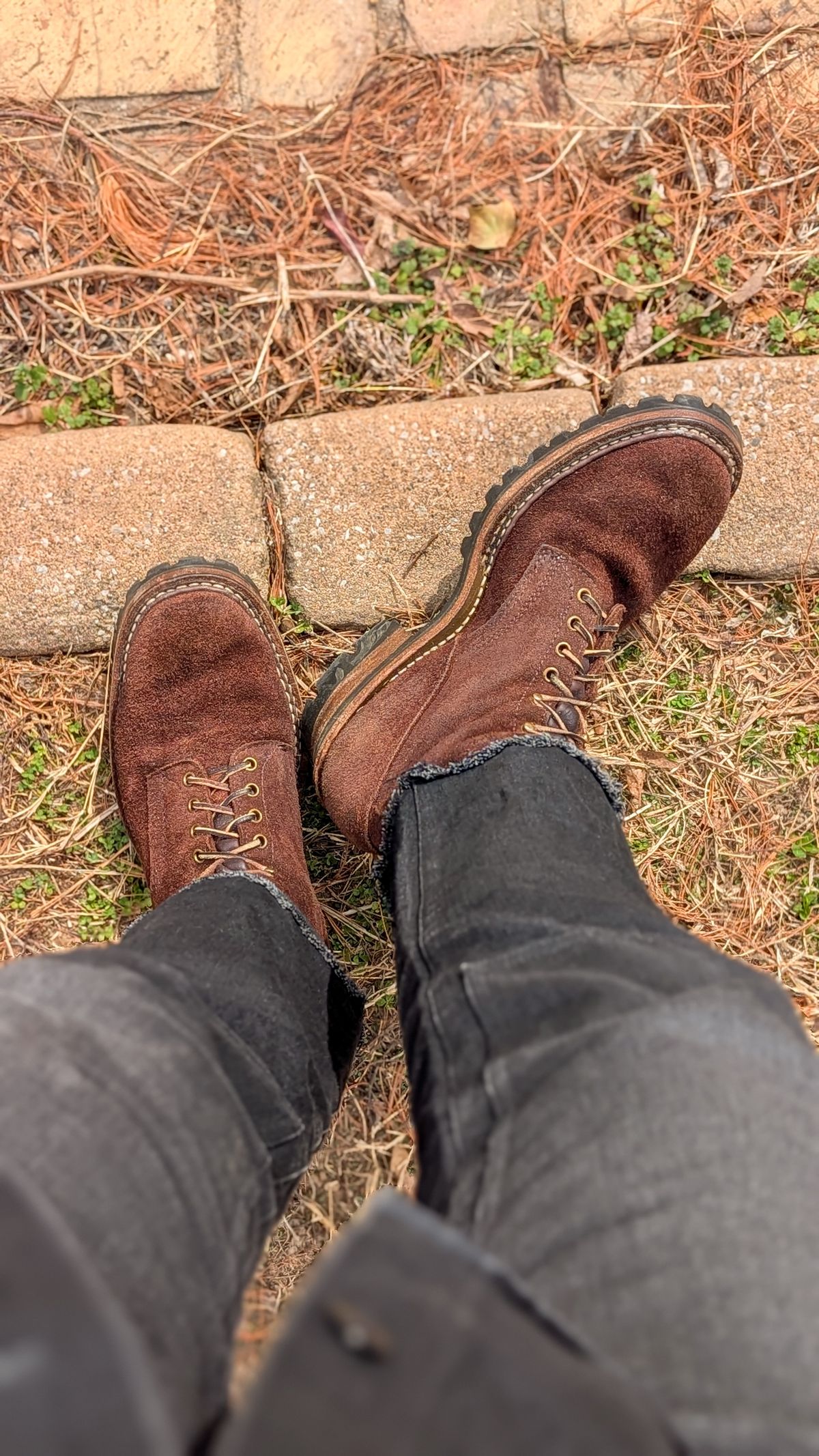 Photo by demo on March 1, 2026 of the White's Smokejumper in Seidel Brown Roughout.