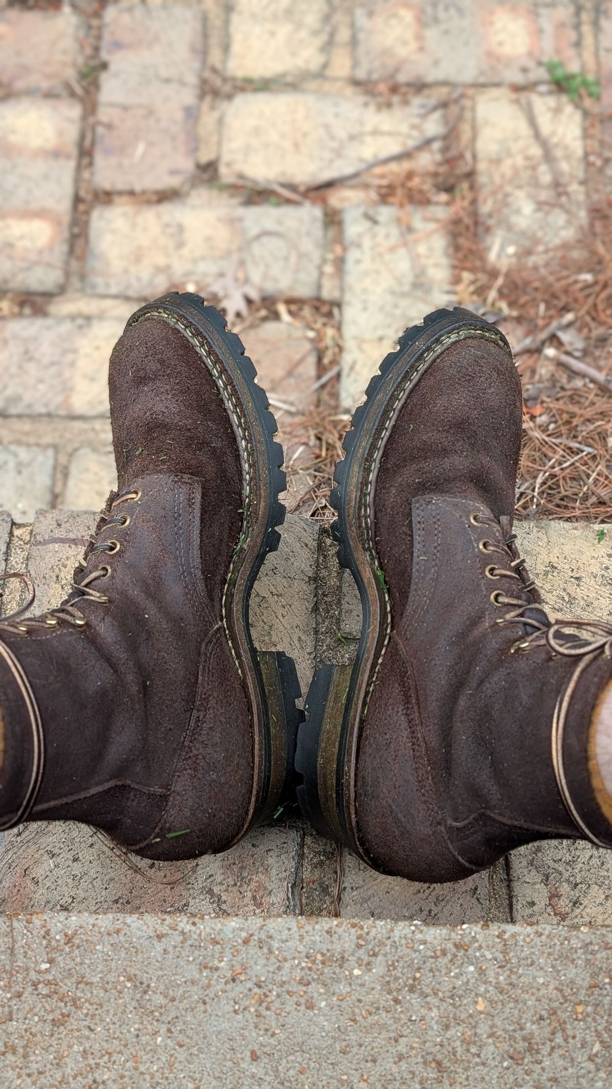 Photo by demo on May 31, 2026 of the White's Smokejumper in Seidel Brown Roughout.