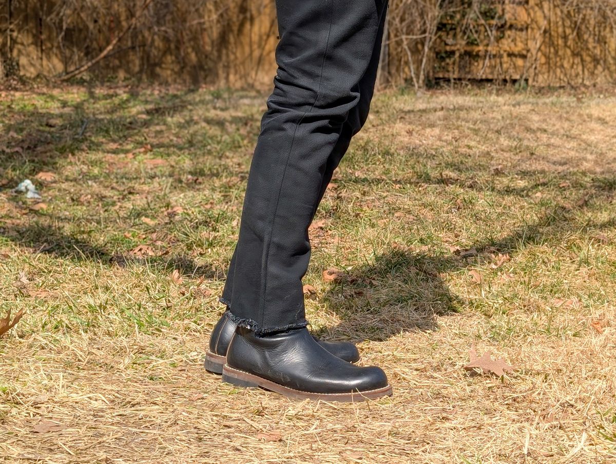 Photo by demo on February 4, 2025 of the Rolling Dub Trio Casper Boot in Horween Black Chromexcel.