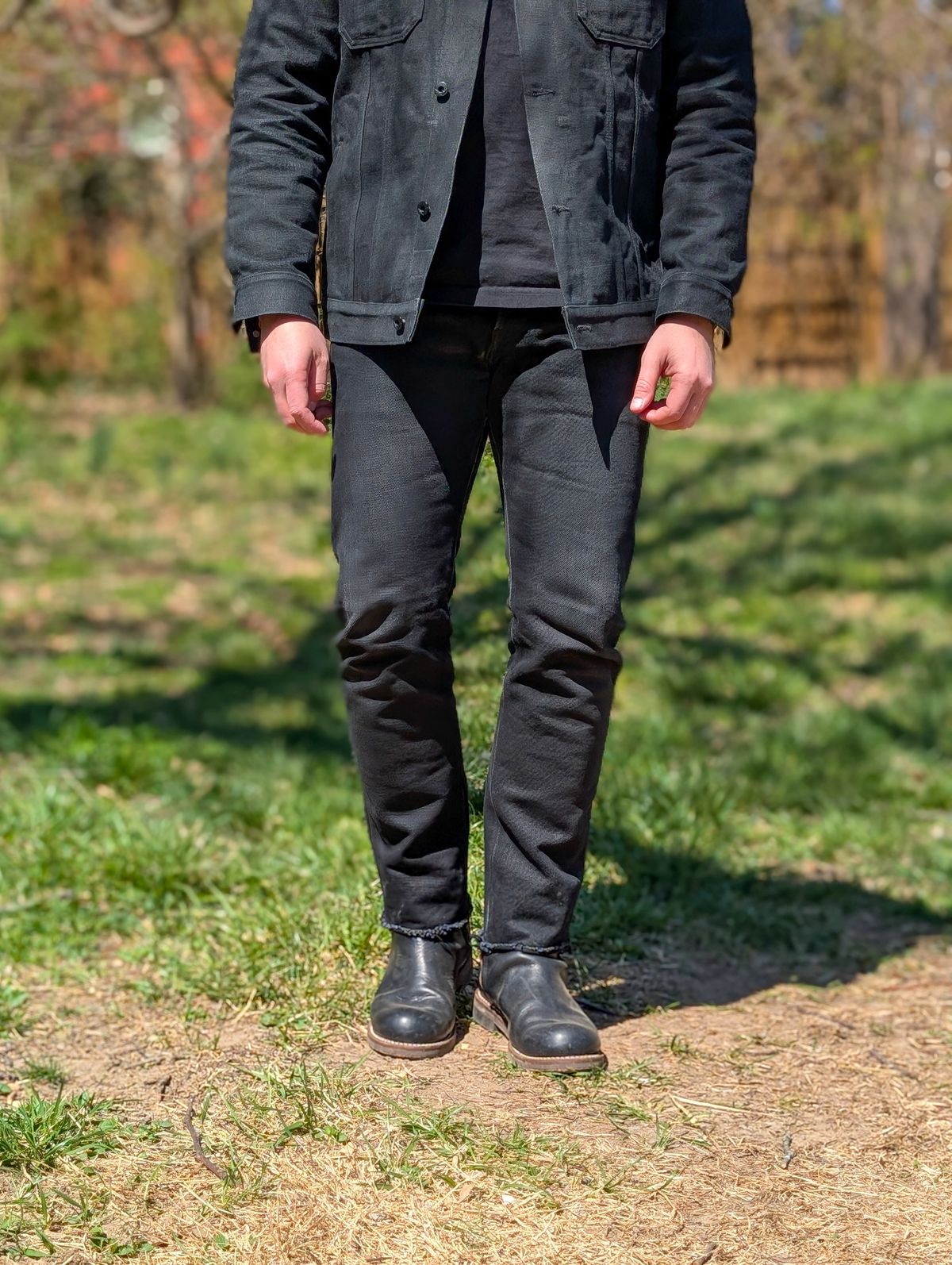 Photo by demo on March 20, 2025 of the Rolling Dub Trio Casper Boot in Horween Black Chromexcel.