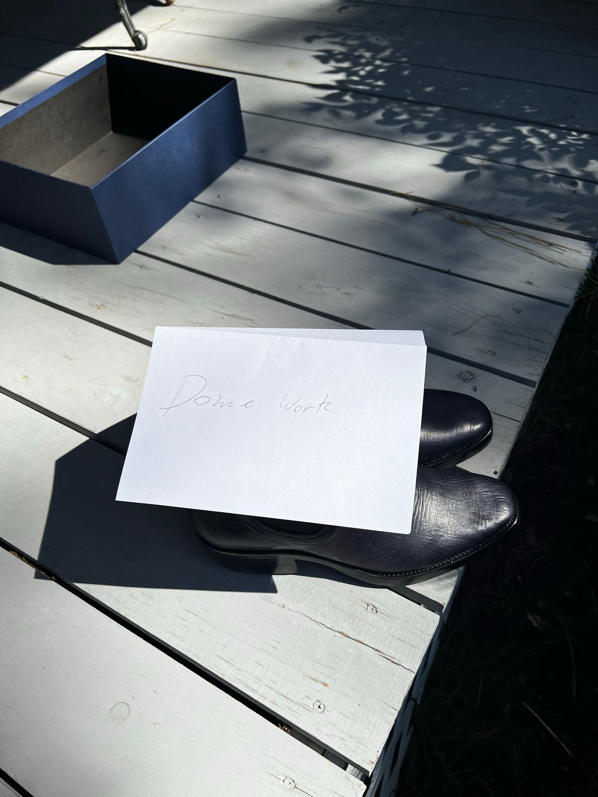 Photo by JonathonC on October 1, 2022 of the Benzein The Seventh Chelsea Boot in Shinki Purple Latigo Horsehide.