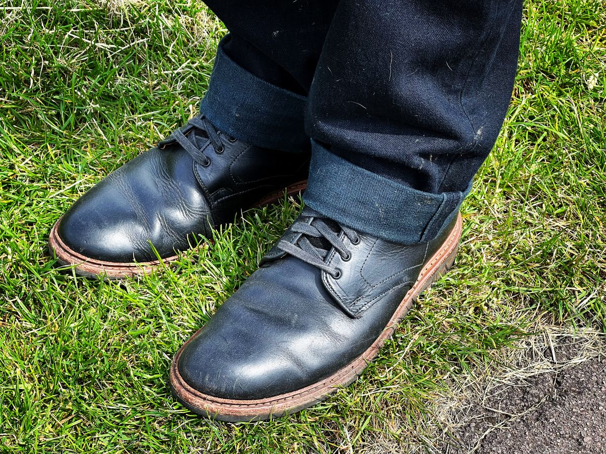 Photo by peterldavey on May 30, 2022 of the Allen Edmonds in Horween Black Chromexcel.