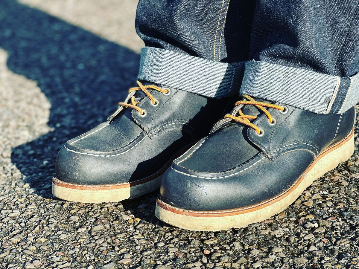 Photo by peterldavey on October 25, 2021 of the Red Wing 6-Inch Classic Moc in Unknown Material.