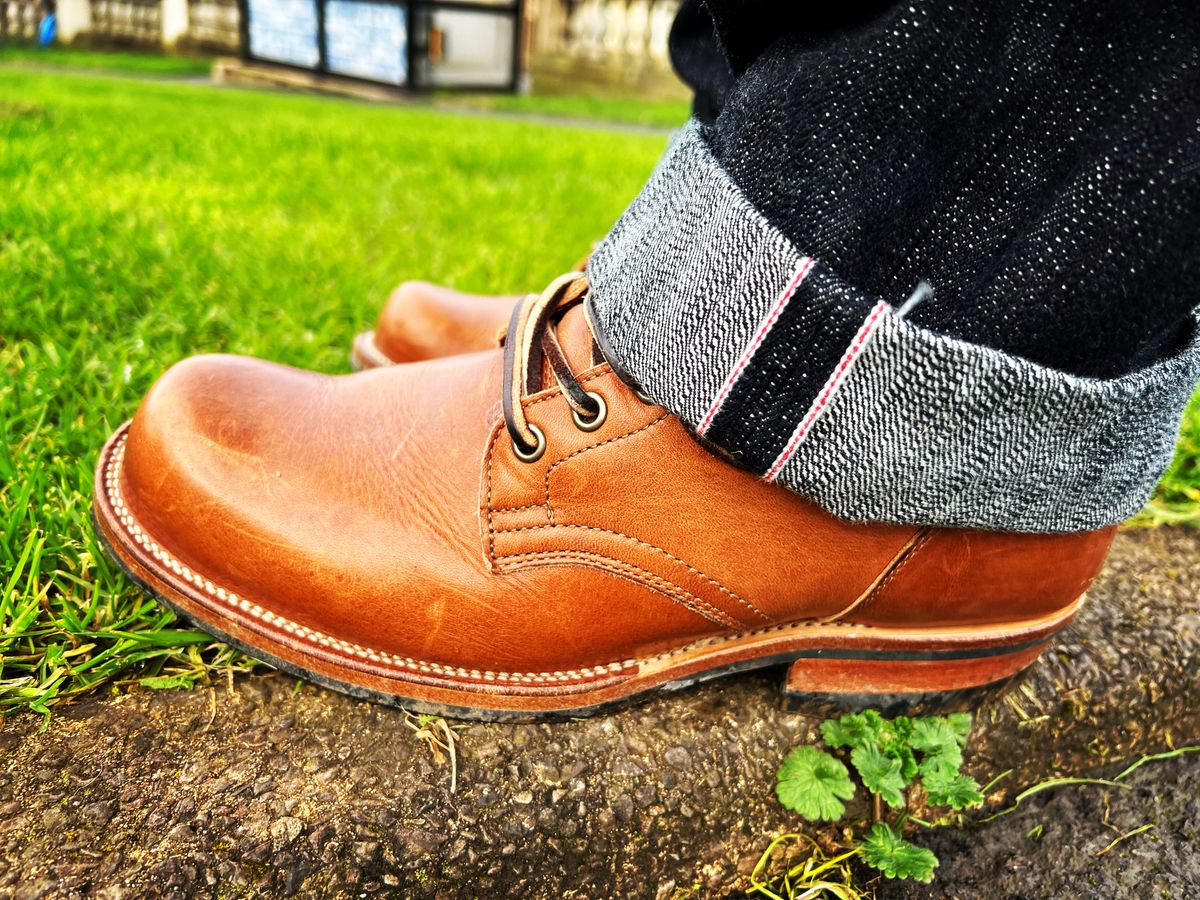 Photo by peterldavey on February 23, 2022 of the Viberg in Horween Natural Dublin.