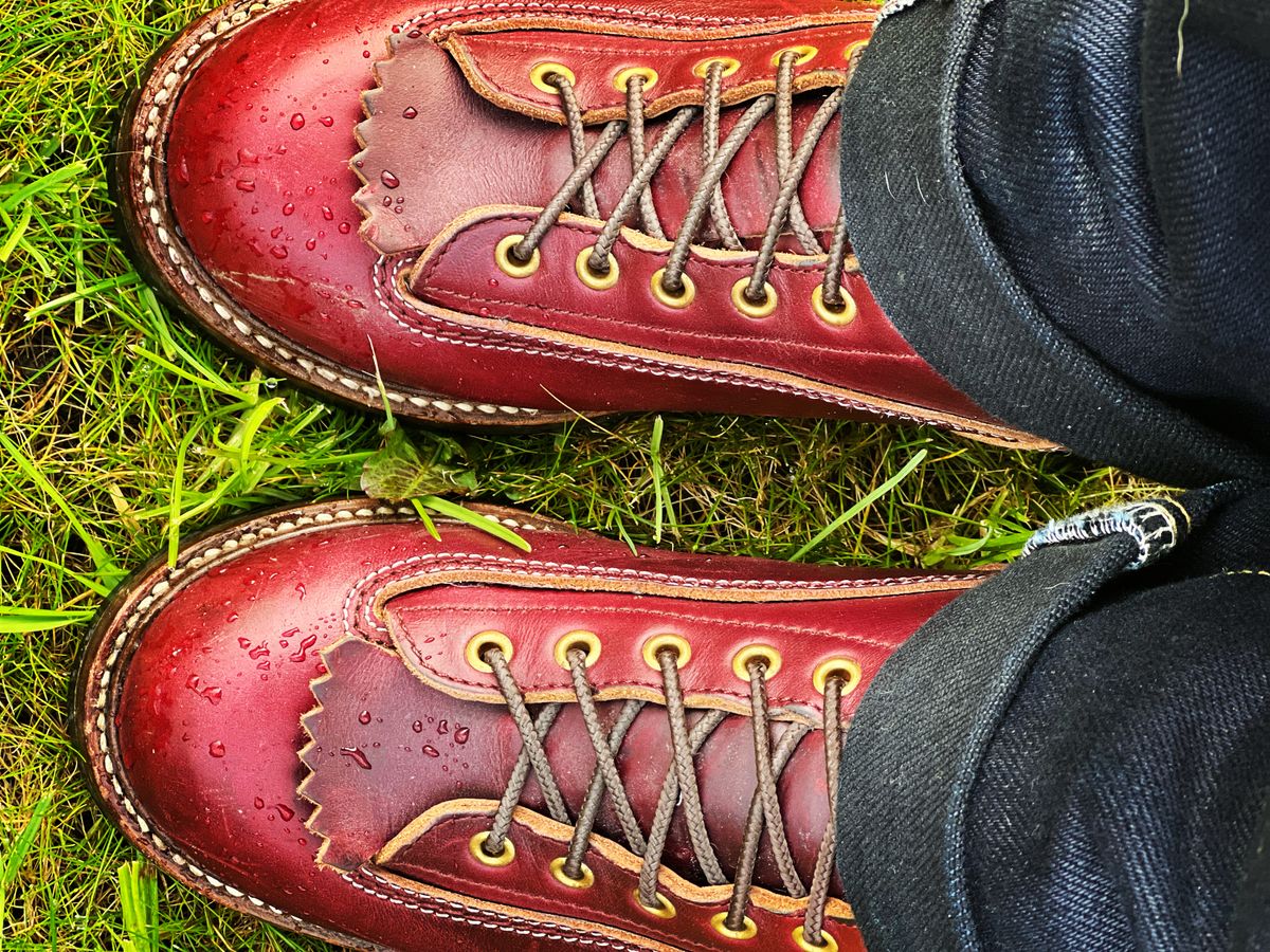 Photo by peterldavey on March 29, 2022 of the John Lofgren in Horween Color 8 Chromexcel.