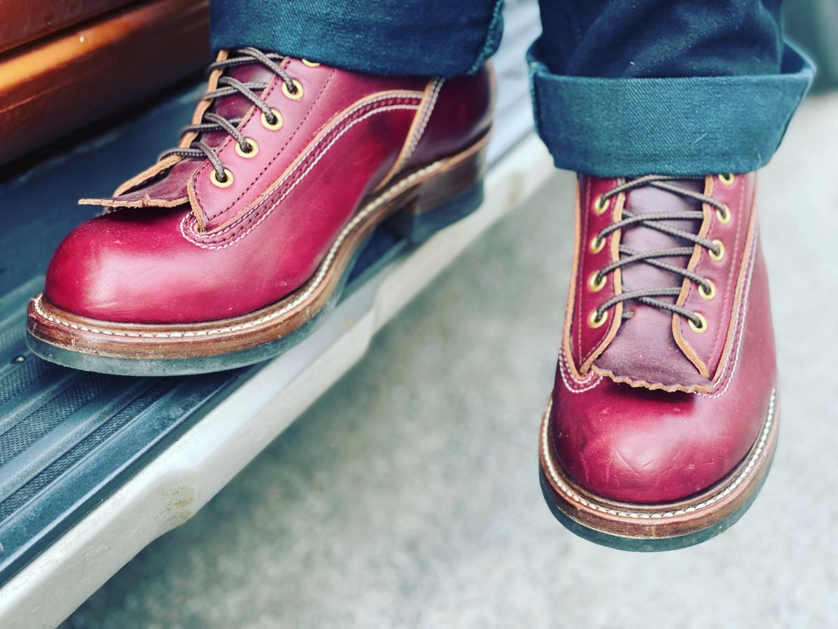 Photo by peterldavey on September 18, 2021 of the John Lofgren in Horween Color 8 Chromexcel.