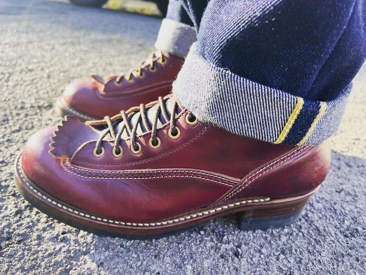 Photo by peterldavey on November 22, 2021 of the John Lofgren in Horween Color 8 Chromexcel.