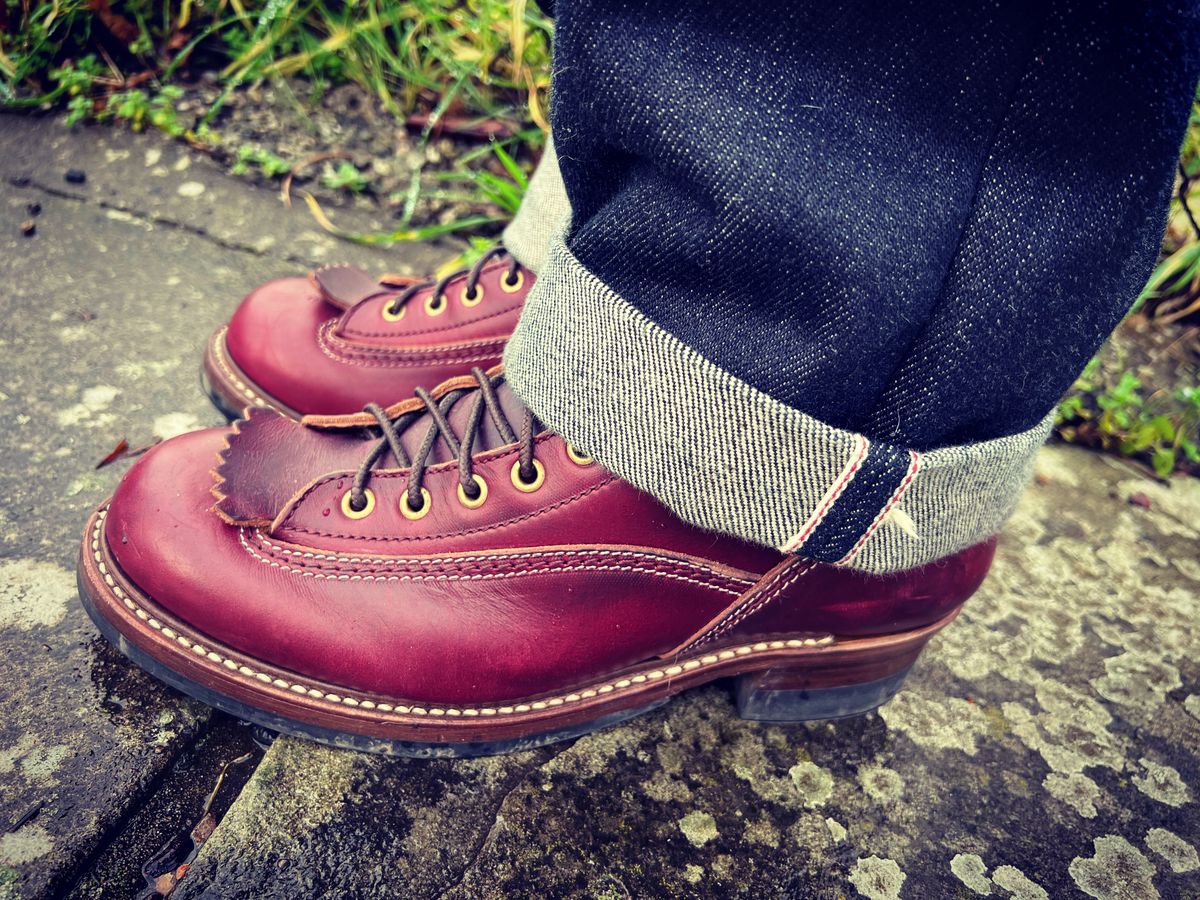 Photo by peterldavey on December 29, 2021 of the John Lofgren in Horween Color 8 Chromexcel.