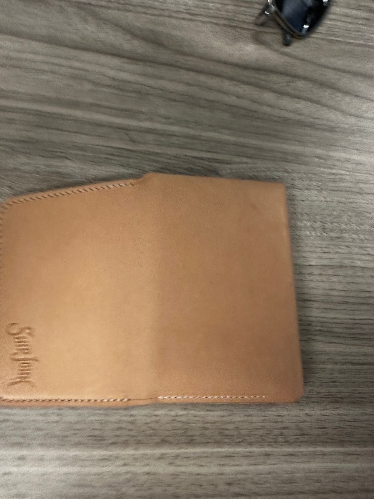 Photo by rus_boot on October 1, 2025 of the Ship John Lil Gibson Wallet in Natural Vegetable Tan.