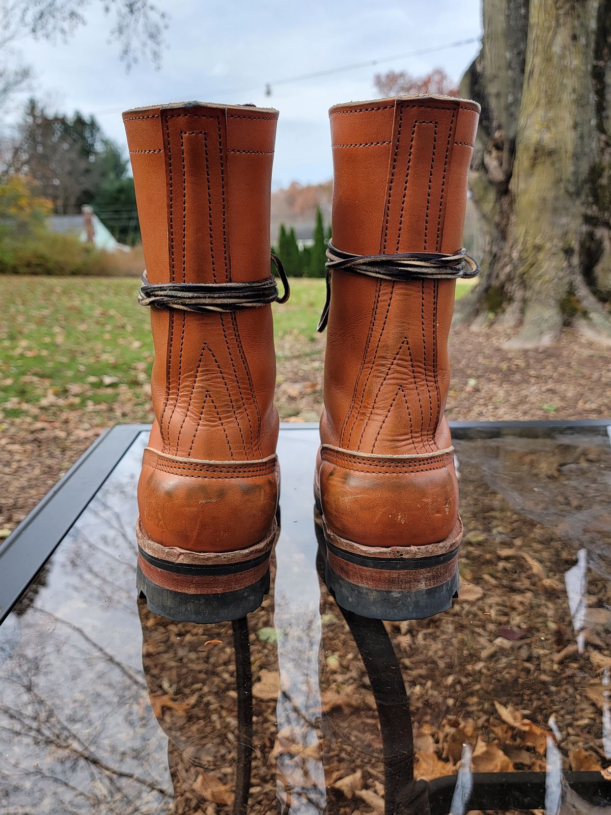 Photo by Kugelblitz1776 on November 4, 2023 of the Nicks DomePro in Wickett & Craig Tan English Bridle.
