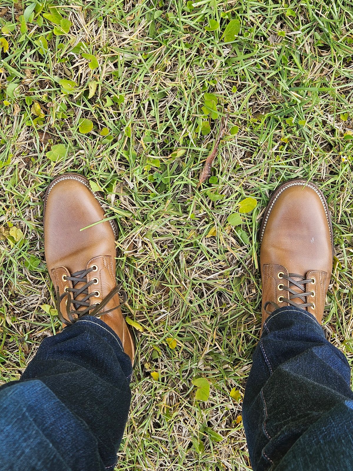 Photo by grim_f on April 20, 2024 of the Viberg Service Boot in Horween Natural Chromexcel.