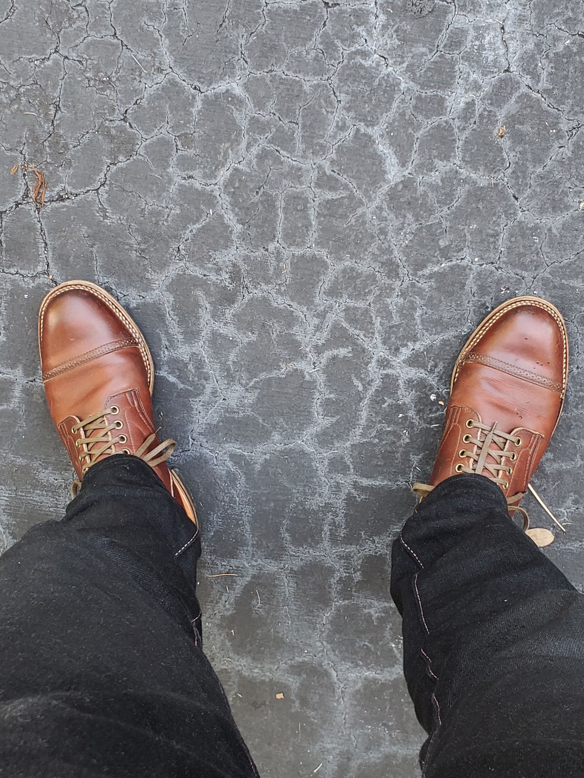 Photo by grim_f on August 25, 2022 of the Viberg Service Boot in Horween Saddle Tan Chromepak.