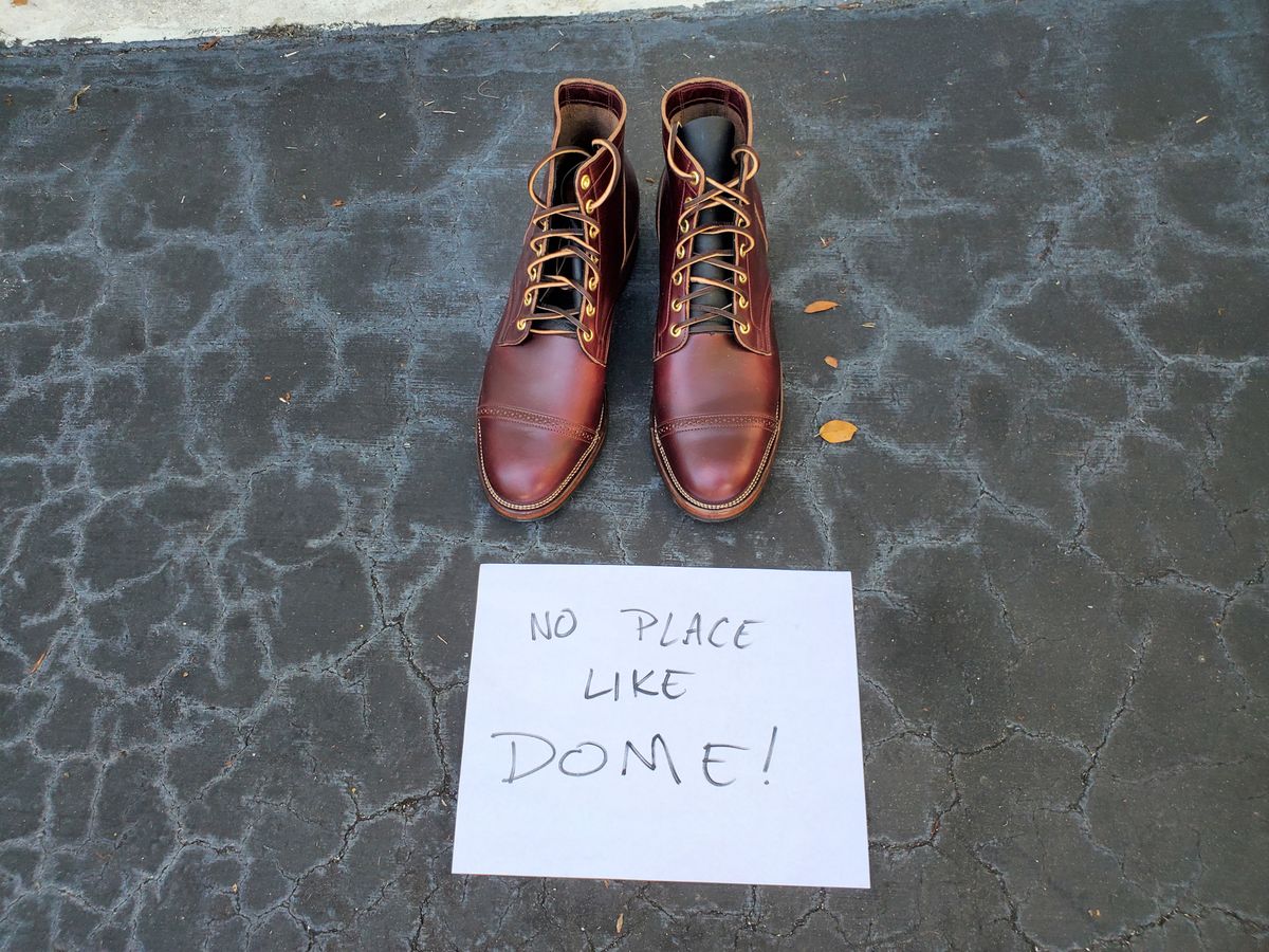 Photo by grim_f on November 2, 2022 of the Viberg Service Boot BCT in Horween Color 8 Chromexcel.