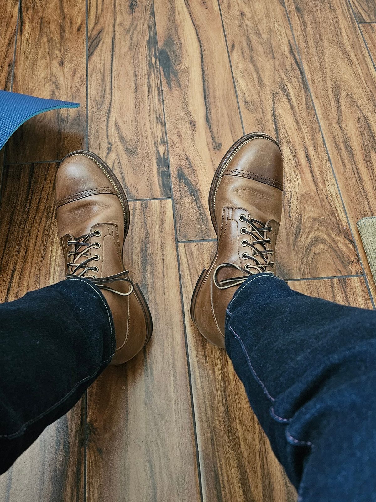 Photo by grim_f on March 20, 2024 of the Viberg Service Boot BCT in Horween Natural Chromexcel.