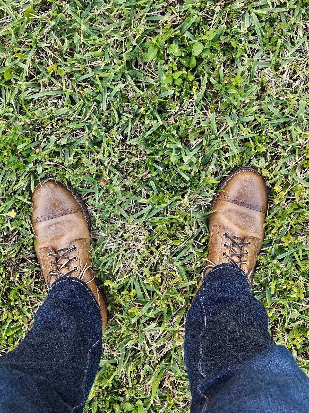 Photo by grim_f on April 5, 2024 of the Viberg Service Boot BCT in Horween Natural Chromexcel.