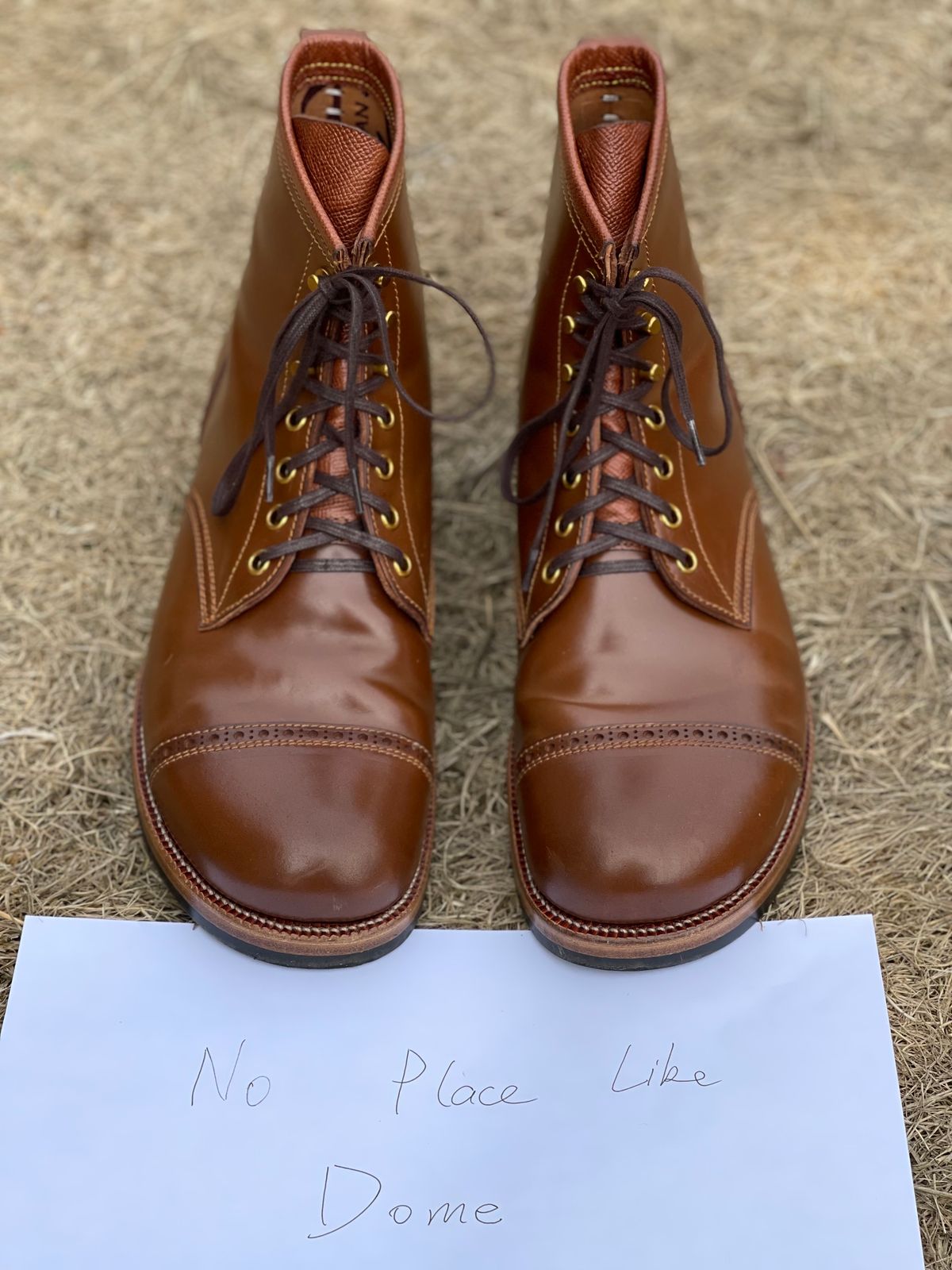 Photo by Cheng_Iron_Boots on November 5, 2022 of the Iron Boots 5515 in Maryam Brown Shell Cordovan.