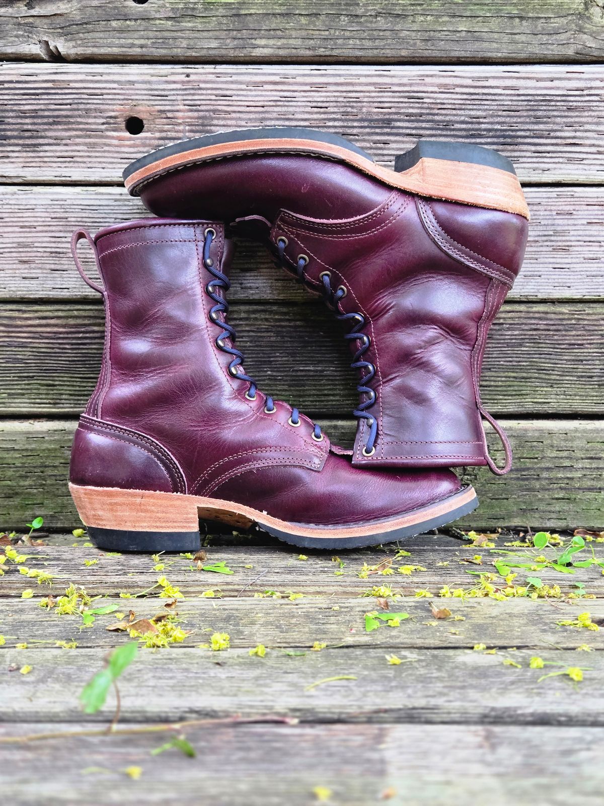Photo by ShnyHntr91 on April 26, 2025 of the Nicks MTO in Horween, Color #8 Cypress.