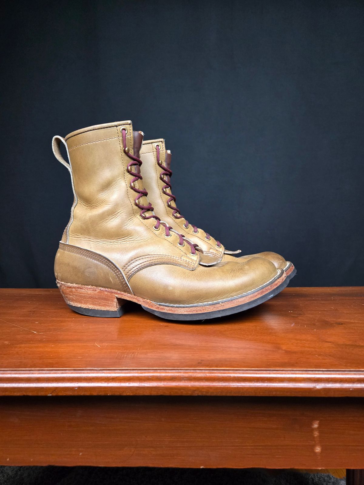 Photo by ShnyHntr91 on February 27, 2025 of the Nicks MTO in Horween, Sage Chromepak.