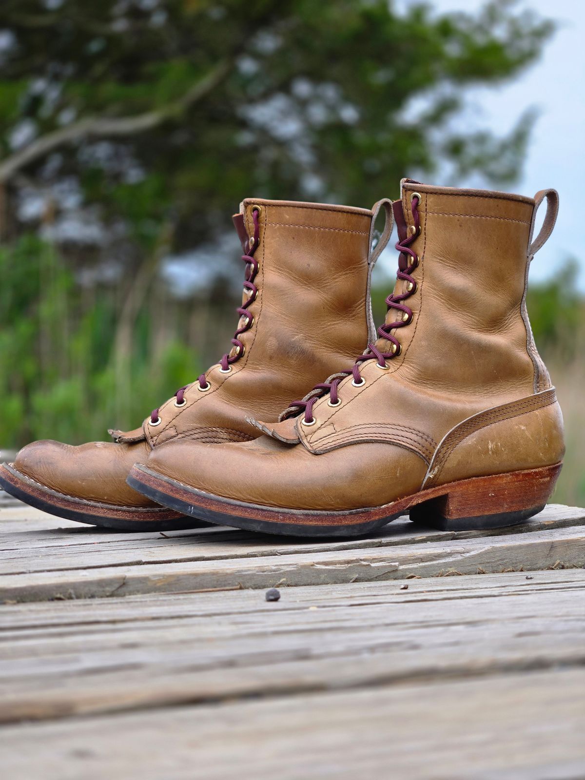 Photo by ShnyHntr91 on May 22, 2026 of the Nicks MTO in Horween, Sage Chromepak.